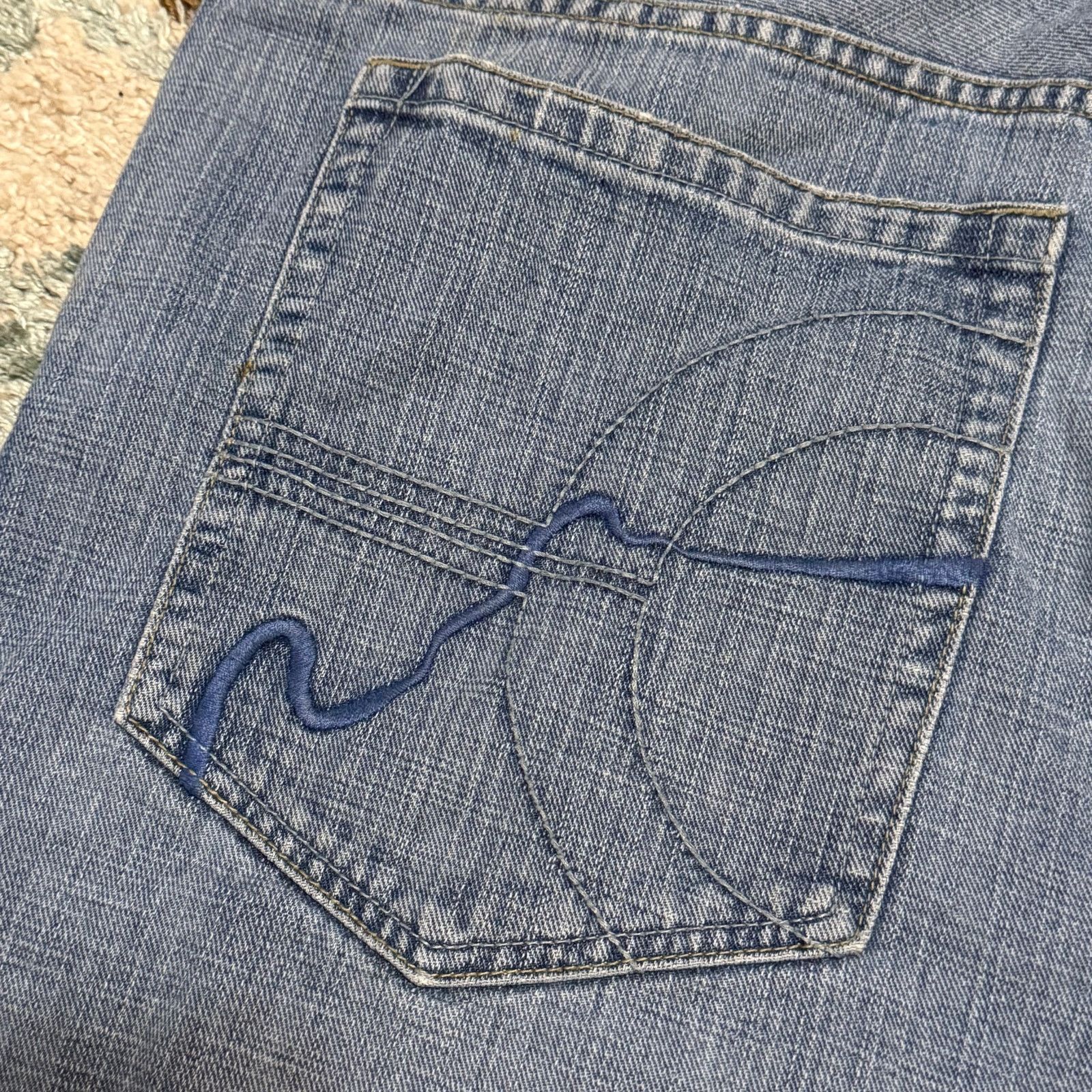 Ecko Unltd. Vintage Ecko Unltd Baggy Jean Shorts Size 38 Rhino Y2K Size US 38 / EU 54 - 3 Thumbnail
