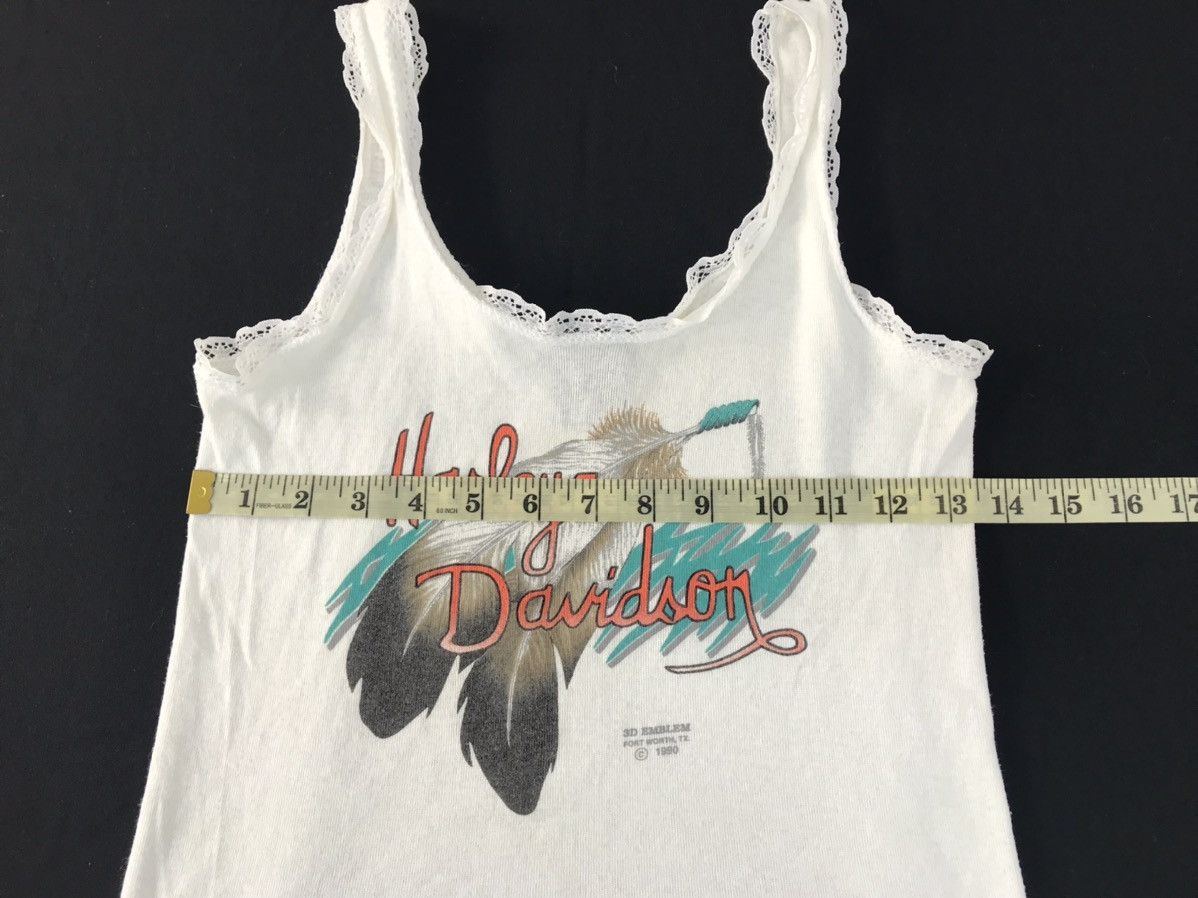 Harley Davidson 90s 3D Emblem Harley Davidson Fort Worth Texas Tank Top Size XS / US 0-2 / IT 36-38 - 8 Thumbnail