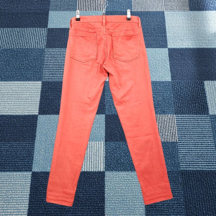 J.Crew J.Crew Jeans Women 26 Low Rise Toothpick Ankle Low Rise Medium Wash Orange Denim Jeans Women 26 Orange Denim Size 26" / US 2 / IT 38 - 1 Thumbnail