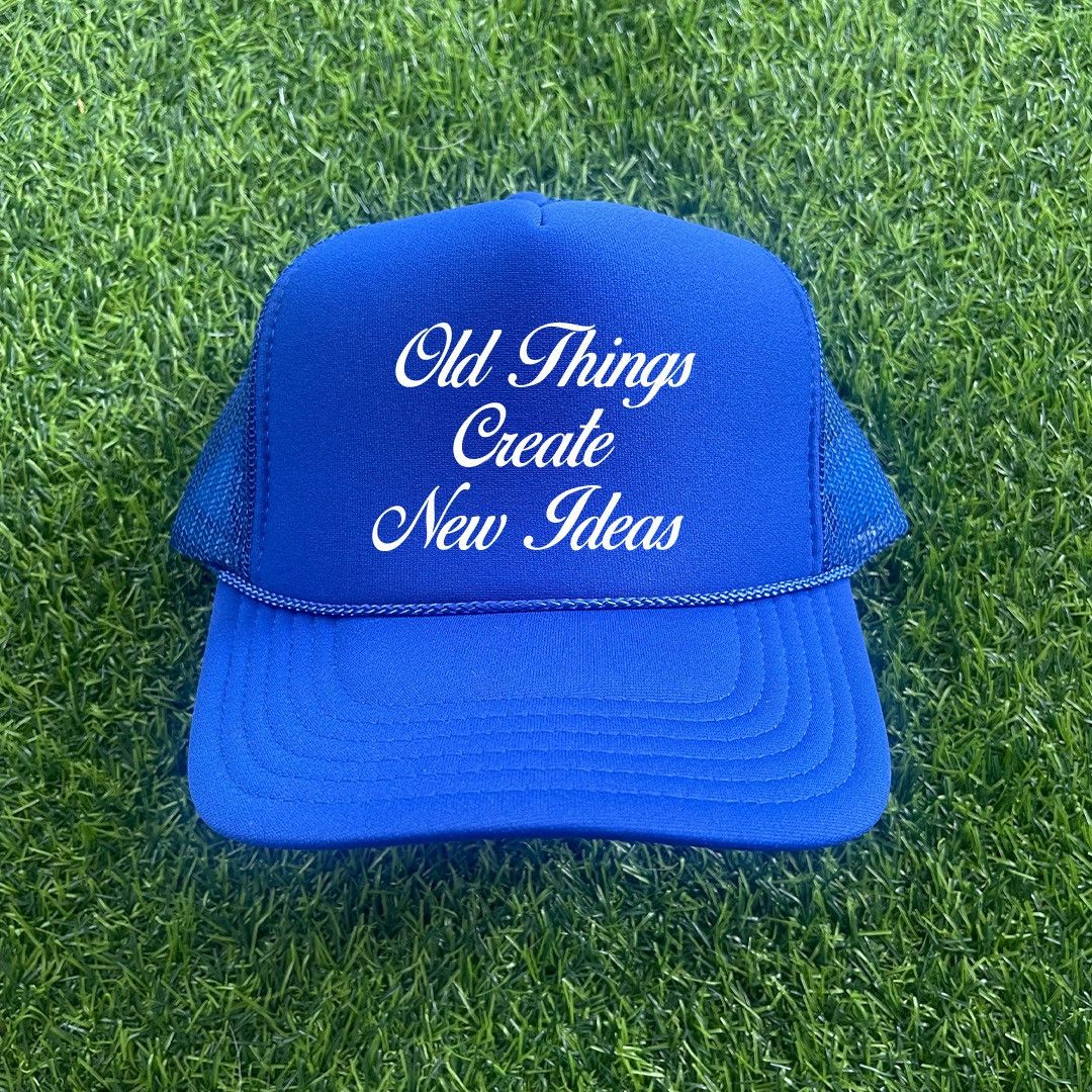 Vintage OLD THINGS CREATE NEW IDEAS HAT Size ONE SIZE - 1 Preview