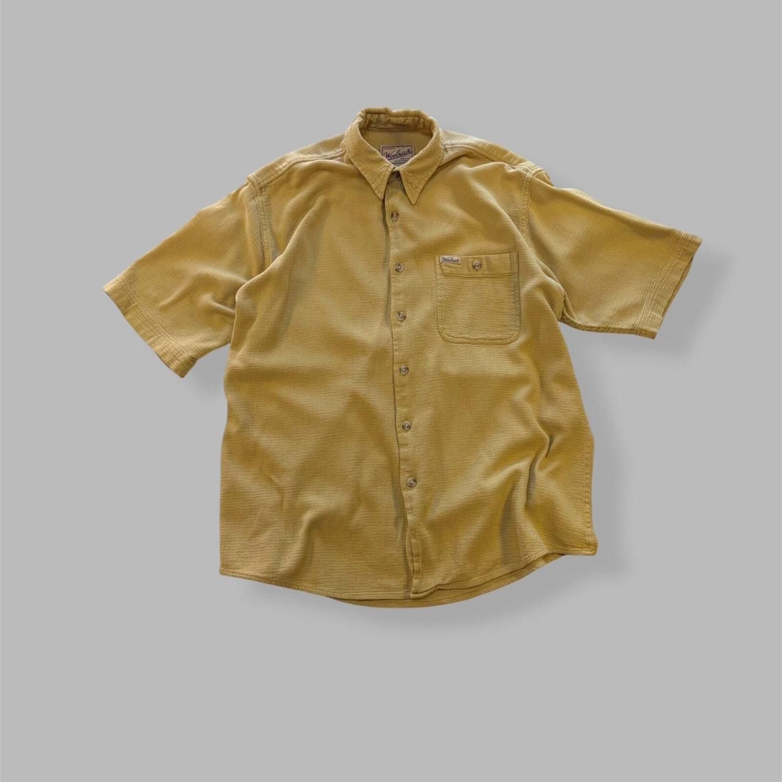 Woolrich Woolen Mills Vintage Woolrich Buttery Yellow Button Up Size US M / EU 48-50 / 2 - 1 Thumbnail