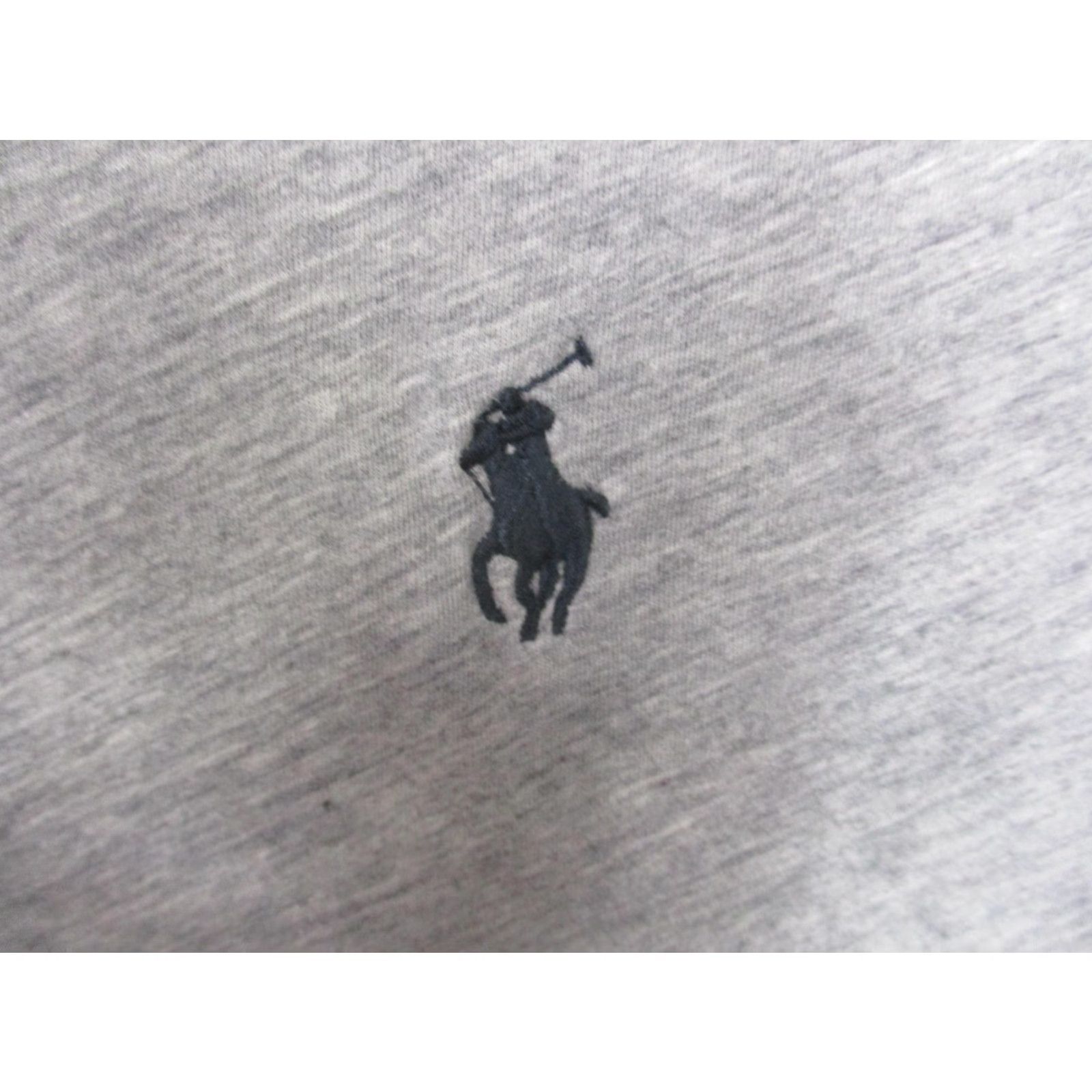 Polo Ralph Lauren VINTAGE Polo Ralph Lauren Hoodie Mens XLT Gray Pullover Big & Tall Solid Cotton Peru Size US XL / EU 56 / 4 - 2 Thumbnail