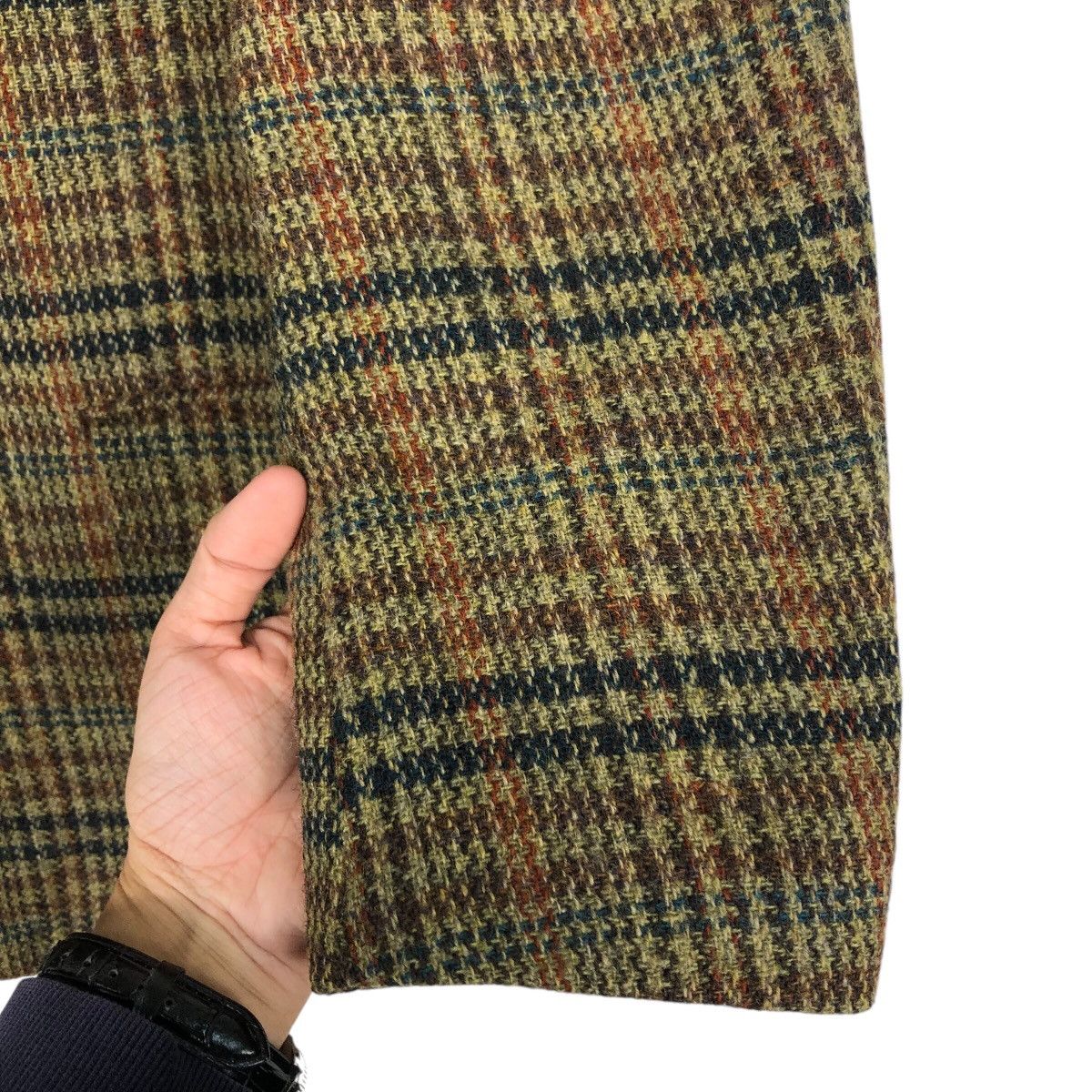 Japanese Brand 📌Vintage Wool Coats Jacket Karl Helmut Tartan Design Size US M / EU 48-50 / 2 - 16 Thumbnail