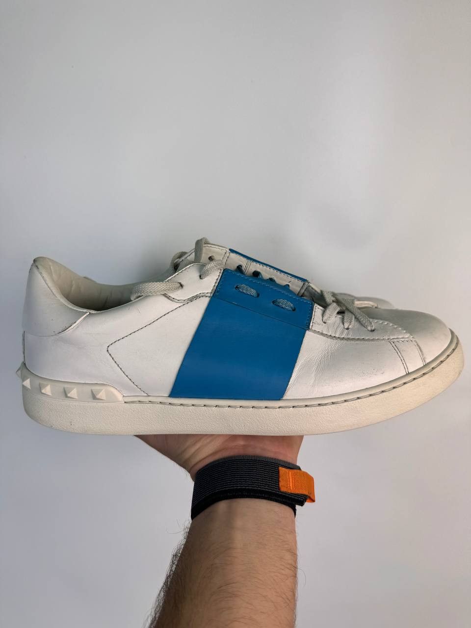 Designer × Valentino Valentino Garavani Open Skate Sneakers VLTN leather trainers Size US 11 / EU 44 - 1 Thumbnail