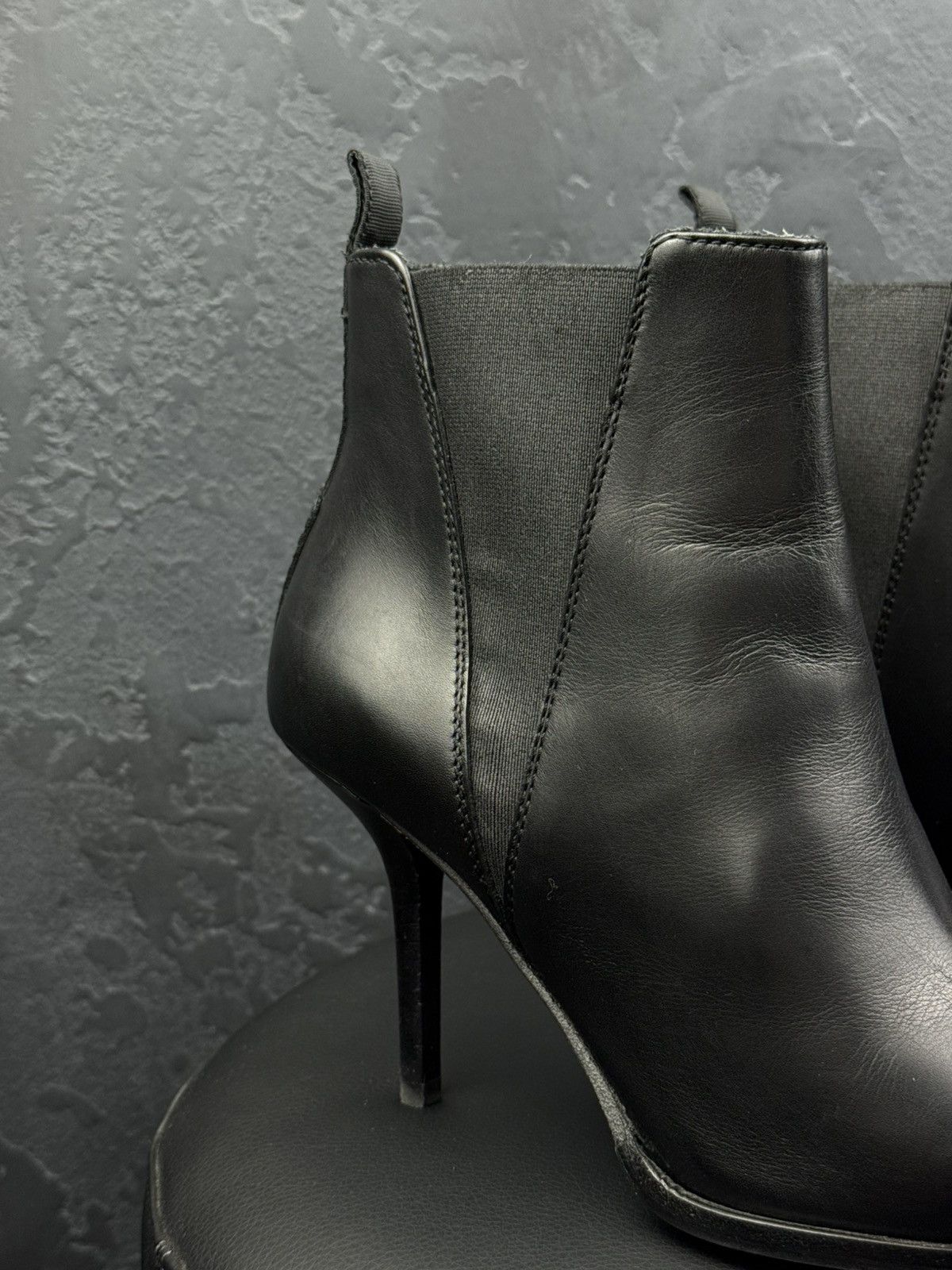 Acne Studios Acne Studio Jemma Women’s Leather Black Stiletto Heel Bootie Size US 8 / IT 38 - 9 Thumbnail