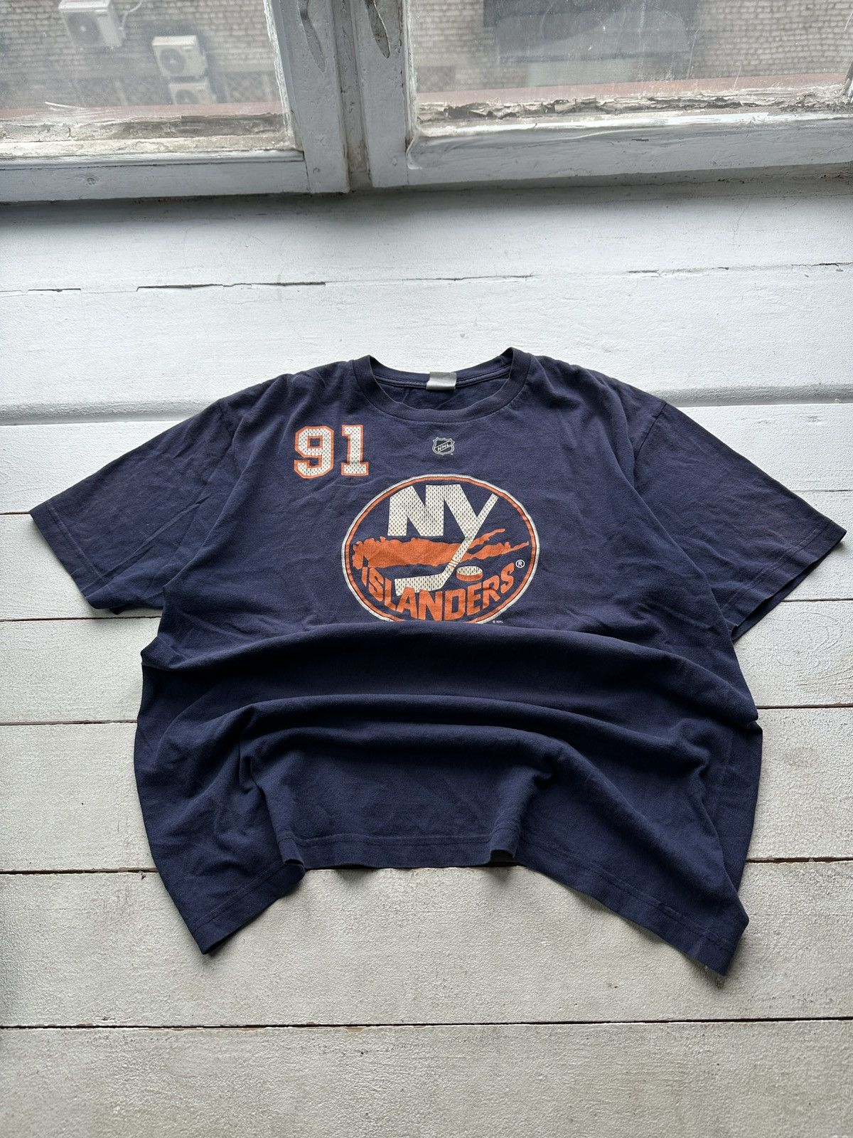 Reebok 🚨REEBOK ISLANDERS TAVARES 91 NY TEE HOCKEY NHL BIG LOGO Size US L / EU 52-54 / 3 - 1 Thumbnail