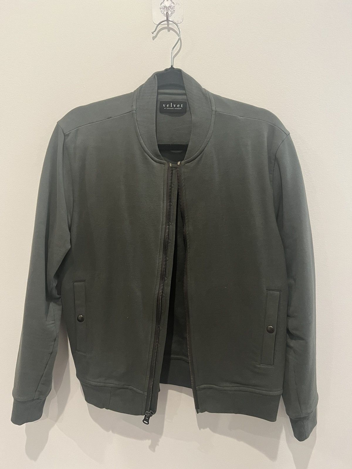 Velvet Green Velvet Bomber Size US M / EU 48-50 / 2 - 1 Thumbnail
