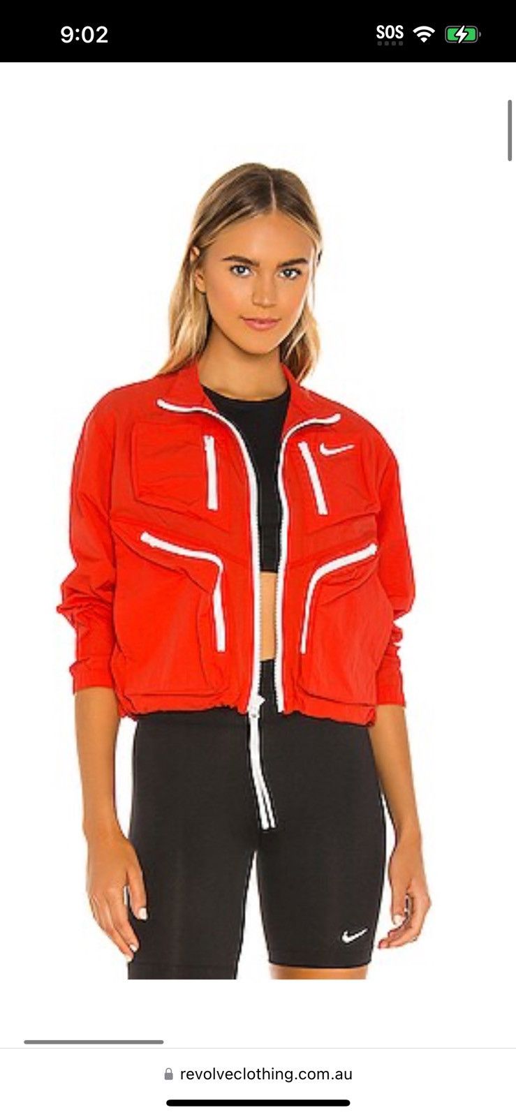 Nike Nike Womens Sportswear Tech Pack Jacket Red/Orange Size M / US 6-8 / IT 42-44 - 8 Thumbnail
