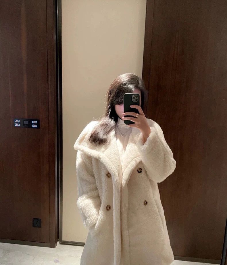 Max Mara Max Mara Beige Alpaca Teddy Coat Size S / US 4 / IT 40 - 9 Thumbnail