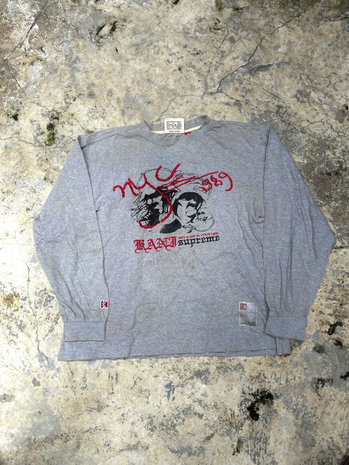 Karl Kani VTG 90s KARL KANI long sleeve t-shirt Size US M / EU 48-50 / 2 - 2 Thumbnail