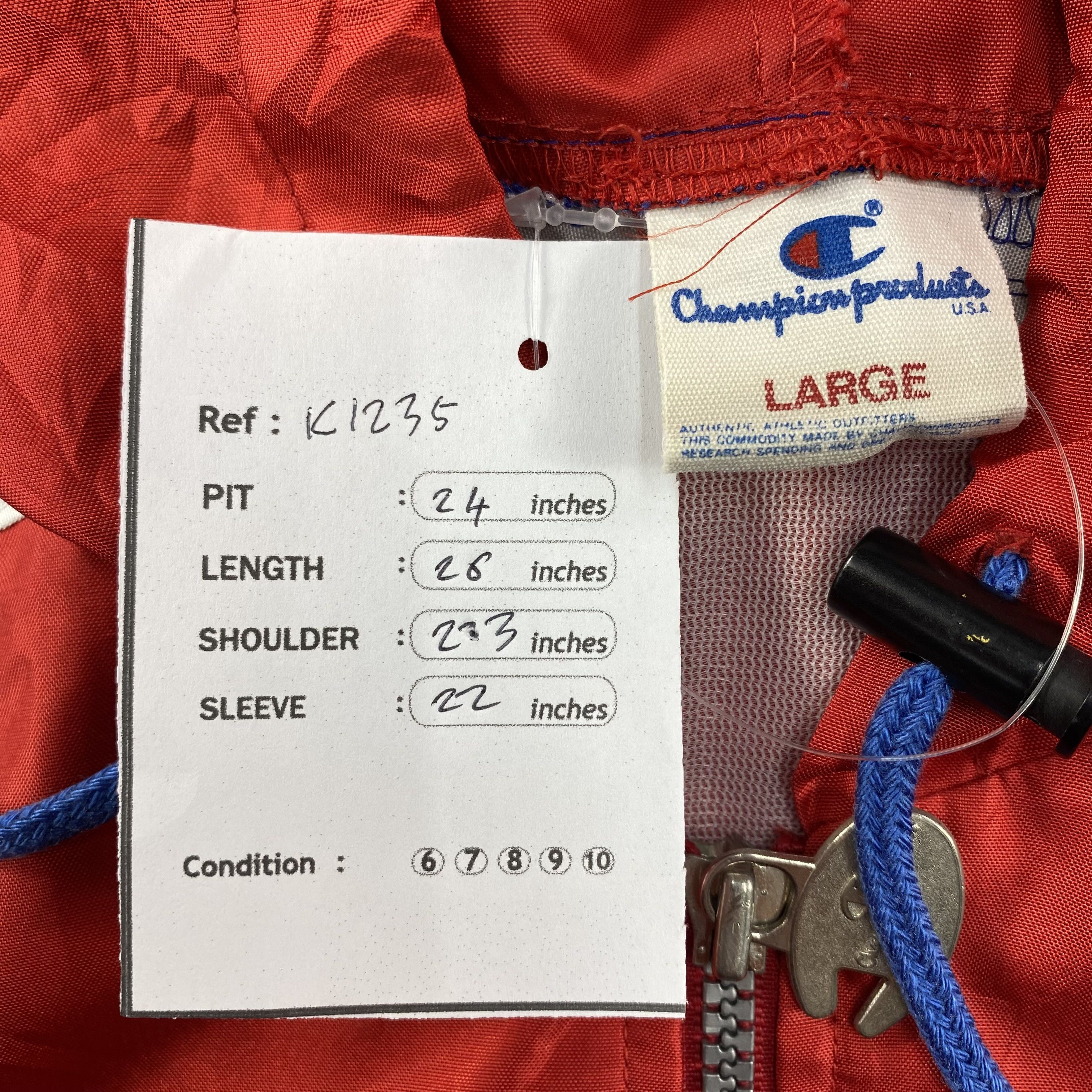 Champion Vintage Champion Spell Out Stars Zipper Jacket Size US L / EU 52-54 / 3 - 16 Thumbnail