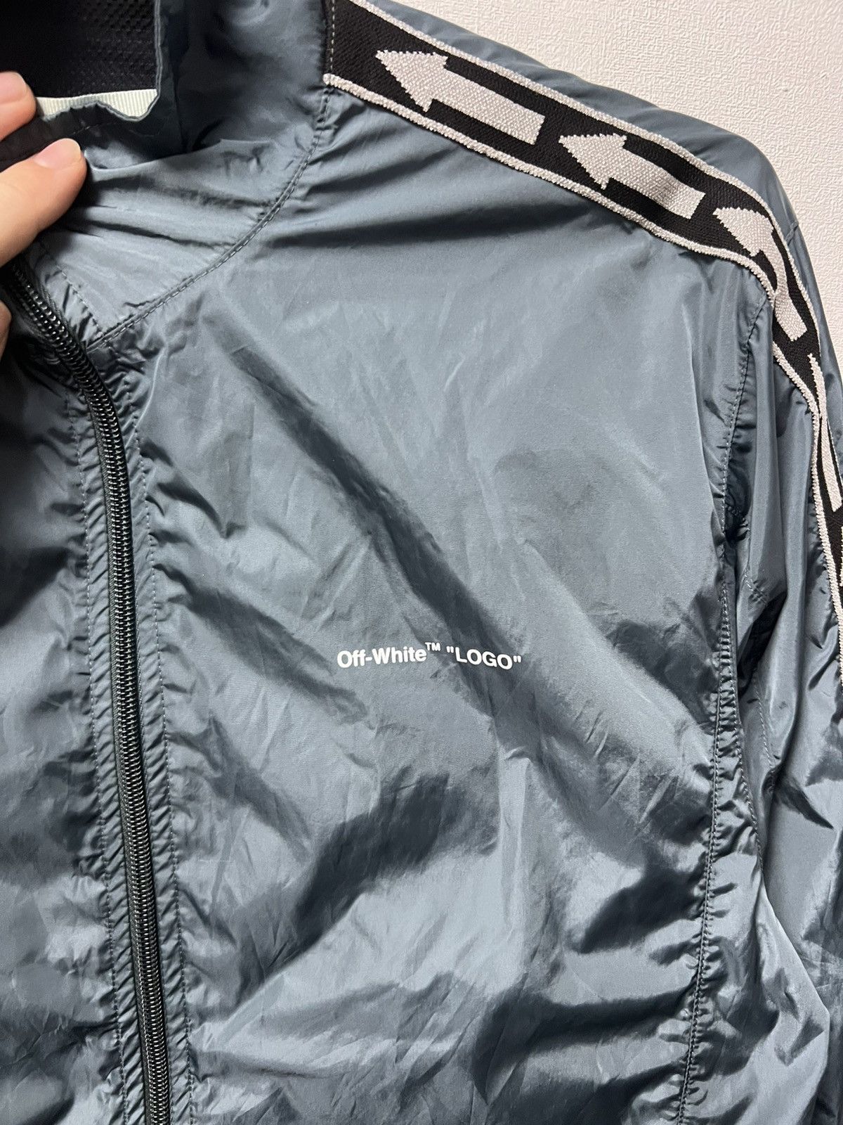 Off-White Off White Light Nylon Track jacket Size US S / EU 44-46 / 1 - 3 Thumbnail
