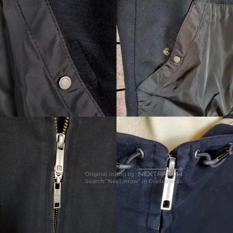 Burberry Burberry Black Cotton Blend Logo Cardigan. Size US S / EU 44-46 / 1 - 8 Thumbnail