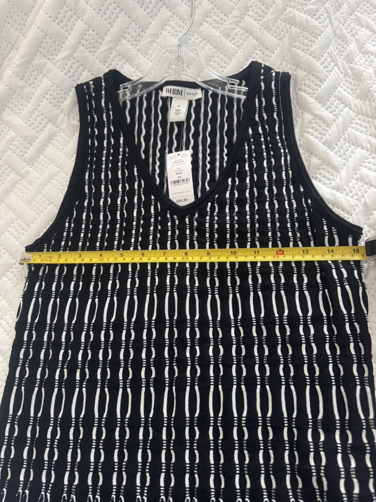 White House Black Market White House Black Market Sleeveless Stitch Peplum Top Medium Size M / US 6-8 / IT 42-44 - 4 Thumbnail
