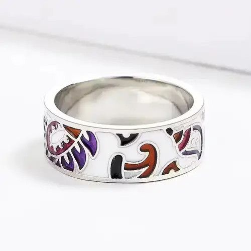 Ring Of Fire Creative Handmade Colorful Bohemian Ring Size ONE SIZE - 2 Thumbnail