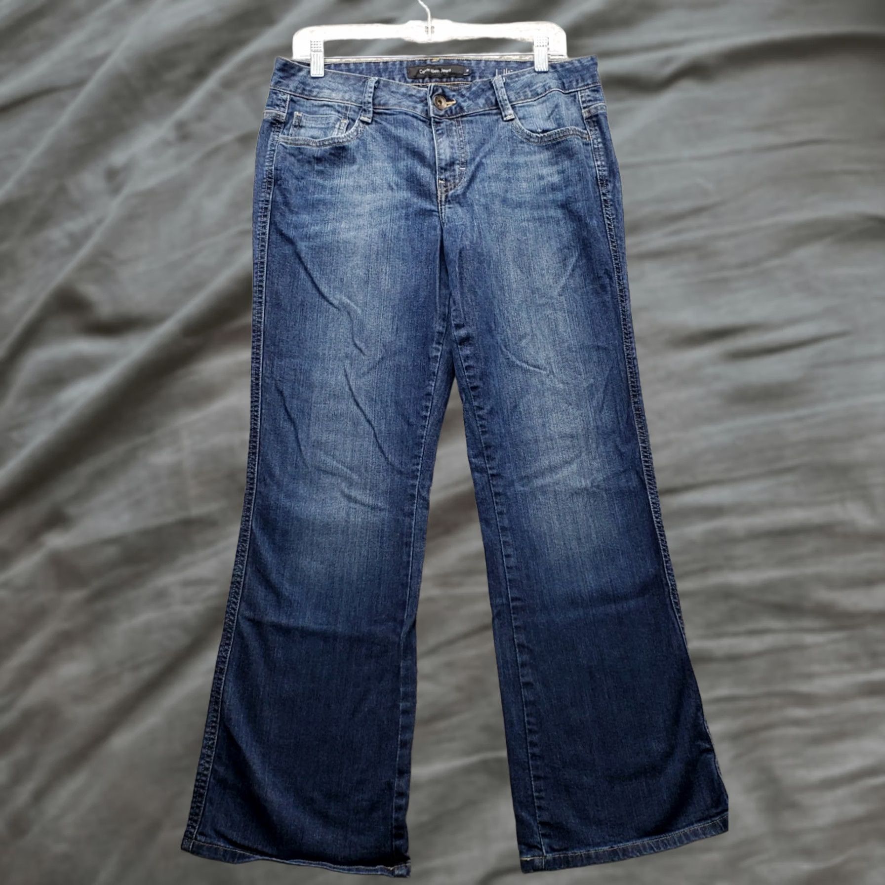 Calvin Klein Calvin Klein Womens 10 Bootcut Jeans Blue Denim 5-Pocket Stretch Regular Waist 32 Inseam 29.25" WG40A32C Size 32" / US 10 / IT 46 - 1 Thumbnail