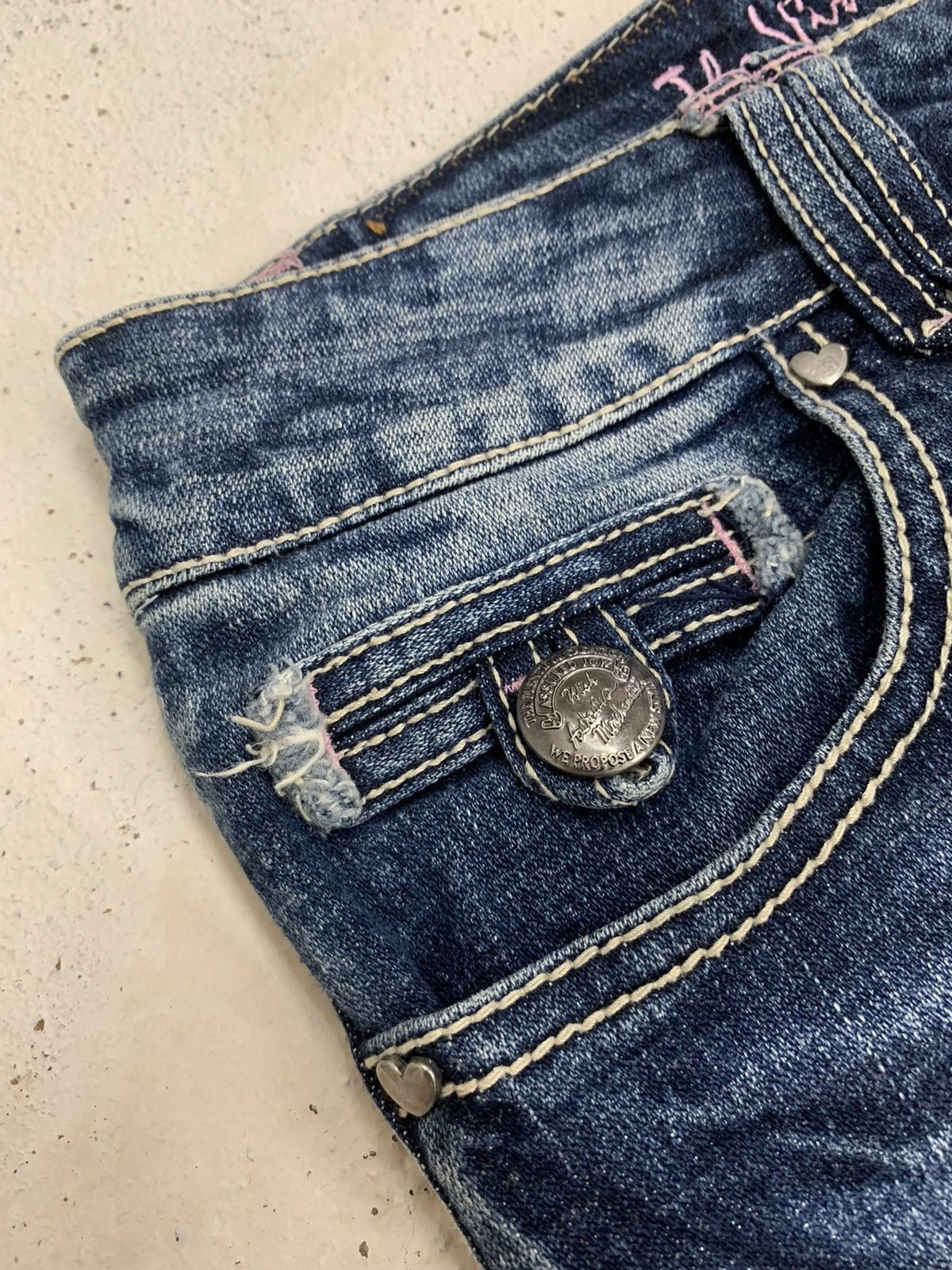 If Six Was Nine × Japanese Brand × Vintage Jessy Logan Vintage Assymetrical Comb Whisker Flare Size US 27 - 8 Thumbnail