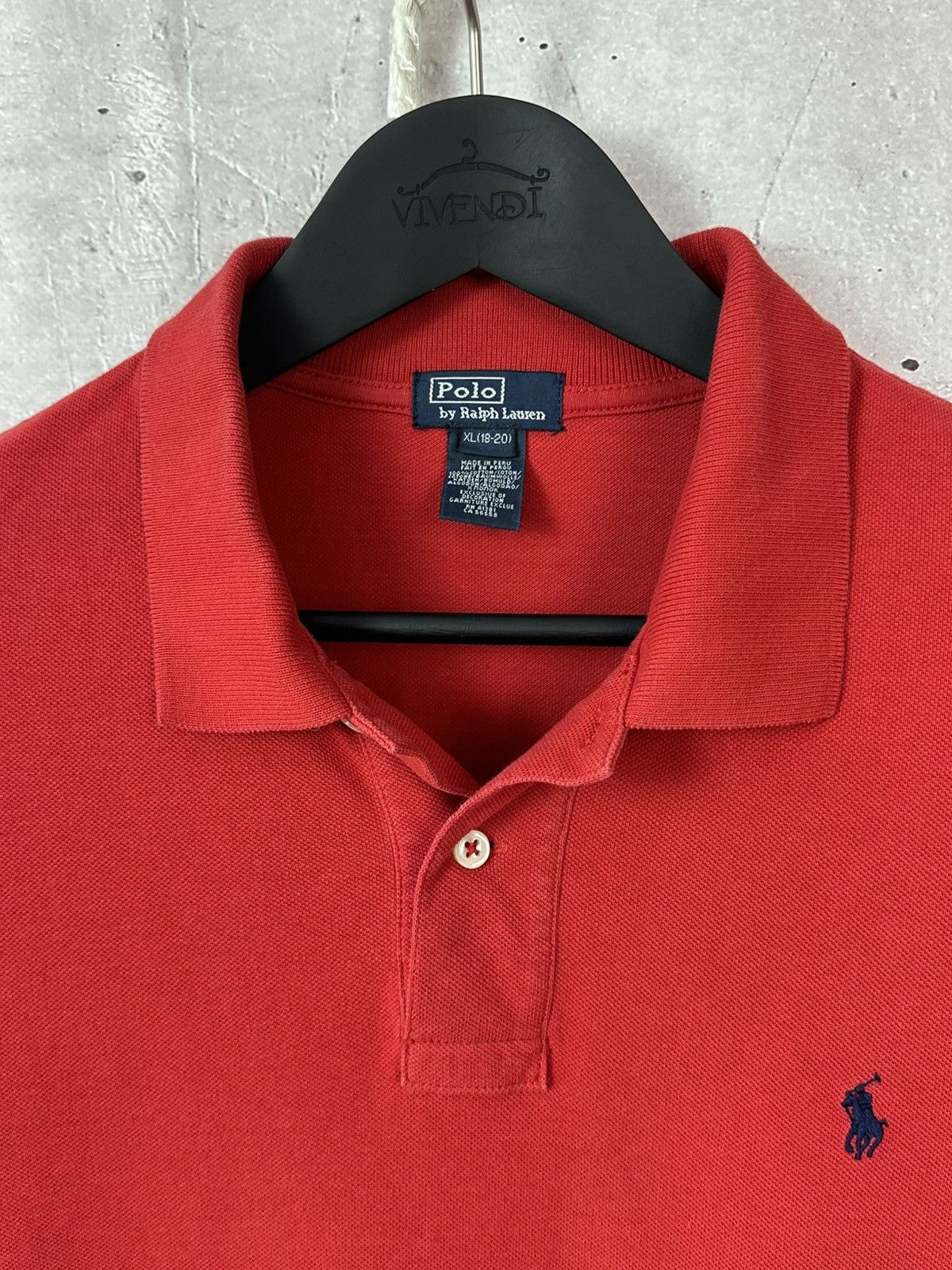Ralph Lauren Vintage Ralph Lauren Red Long Sleeve Polo Size US M / EU 48-50 / 2 - 4 Thumbnail
