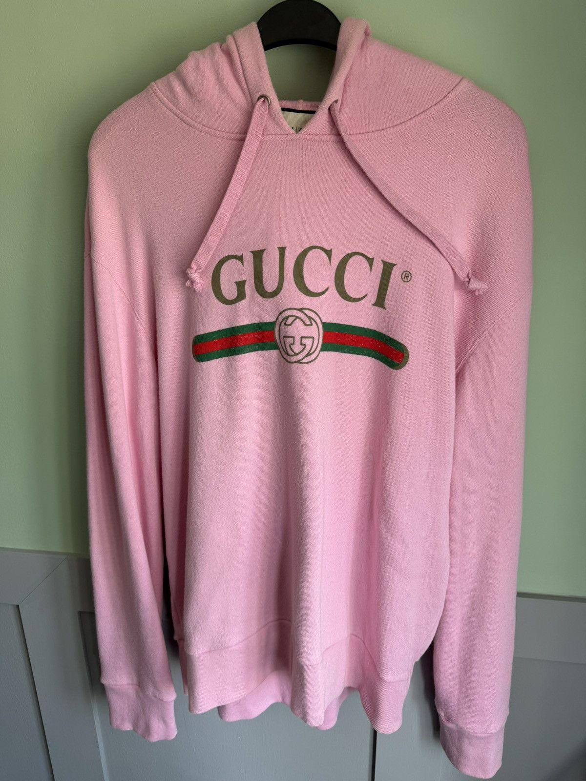Gucci Gucci Pink Dragon Hoodie Size L Size US L / EU 52-54 / 3 - 1 Thumbnail