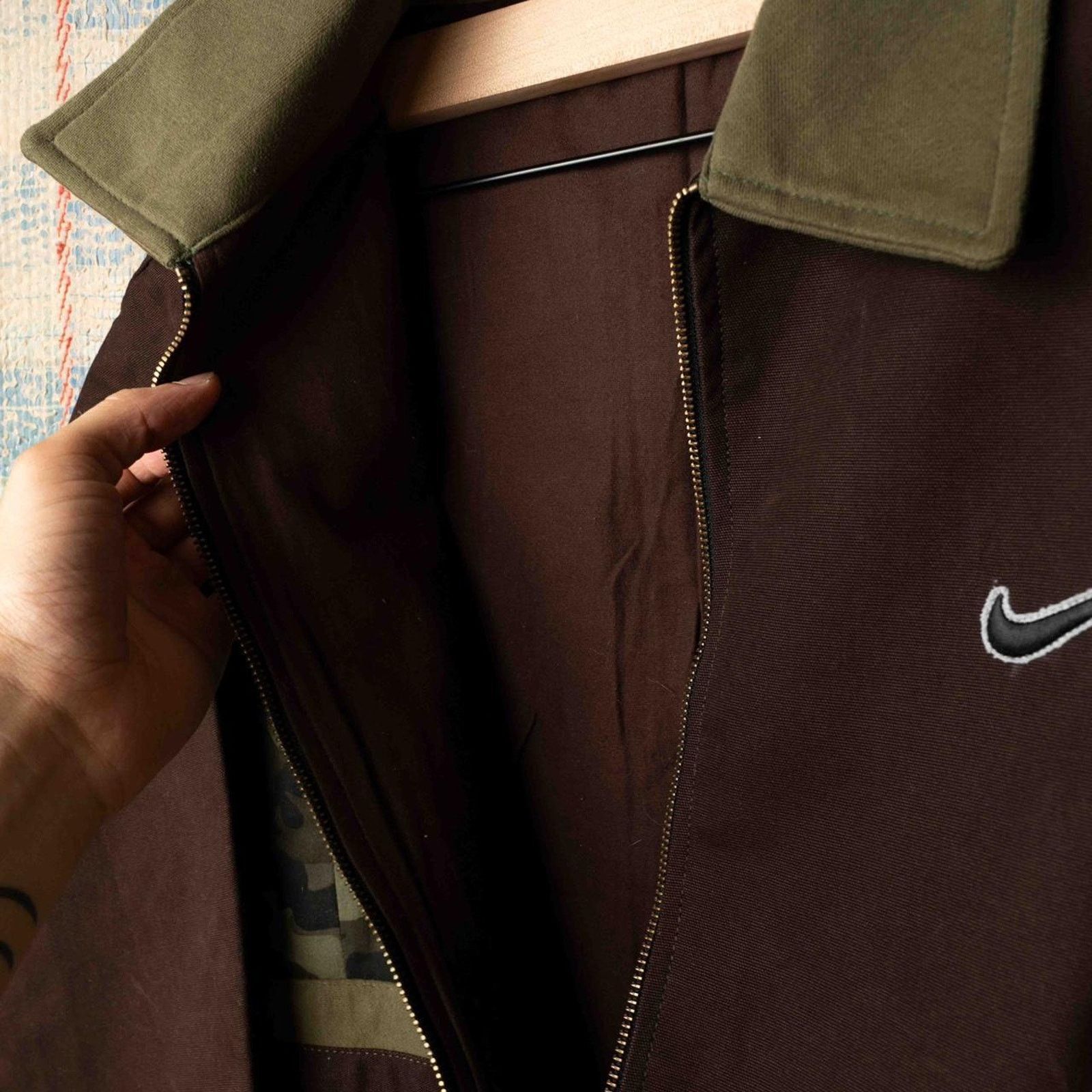 Nike Custom upcycled cropped nike jacket medium Size US M / EU 48-50 / 2 - 6 Thumbnail