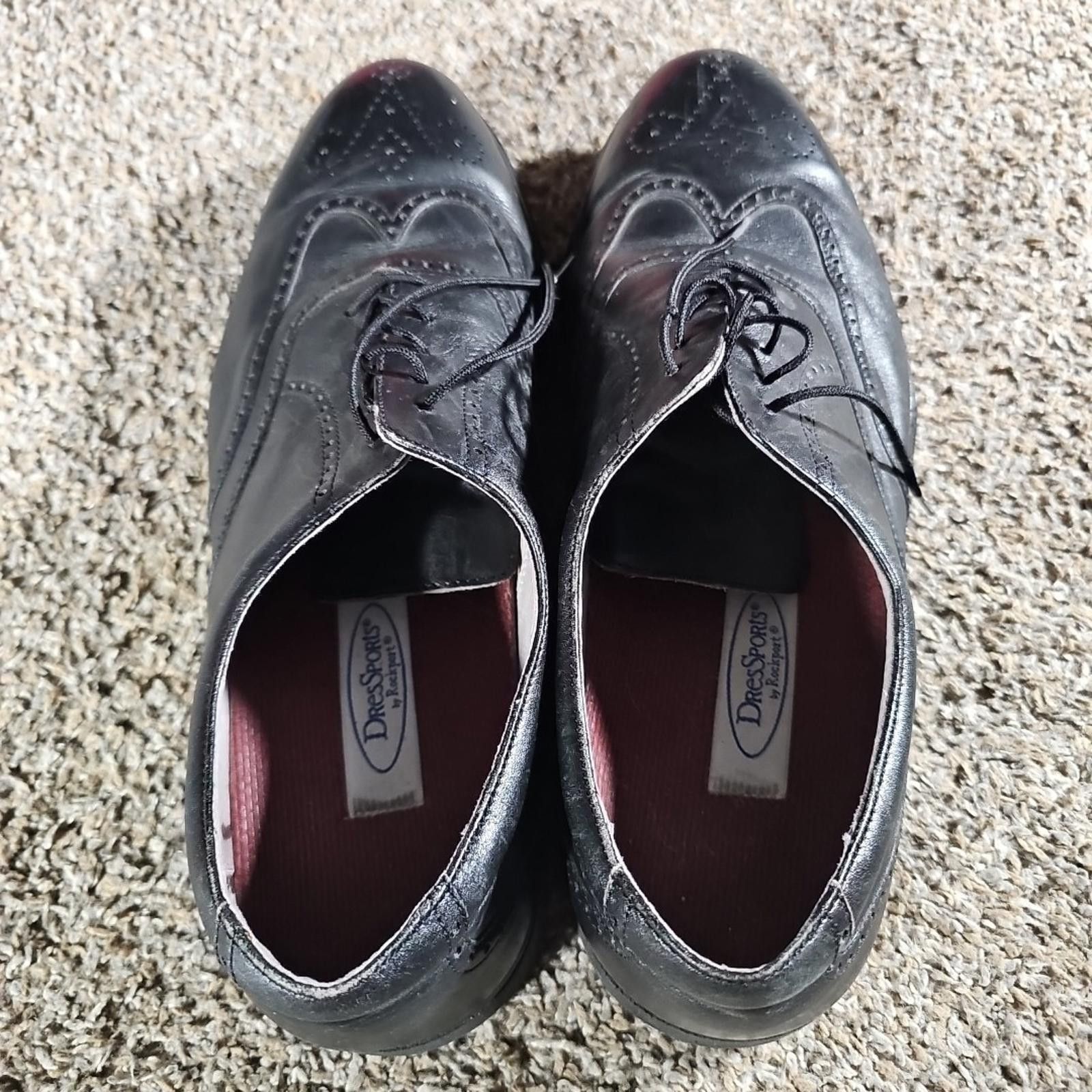 Rockport Dresssports By Rockport 14W Wingtip Black Dress Shoes Size US 14 / EU 47 - 5 Thumbnail