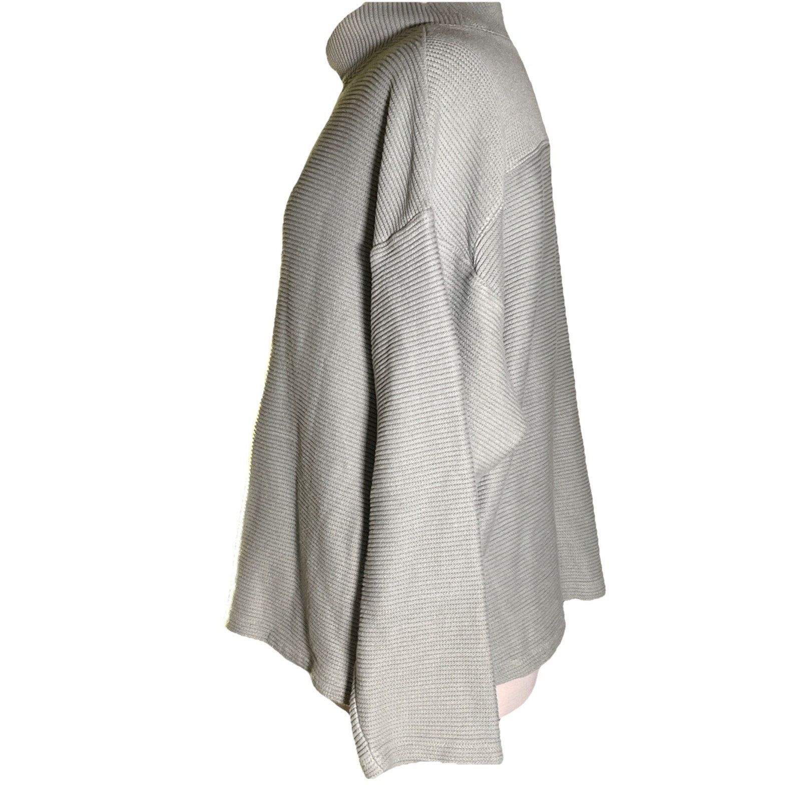 Madewell Madewell Light Sage Green Ribbed Mockneck L/S Pullover XL Size XL / US 12-14 / IT 48-50 - 3 Thumbnail
