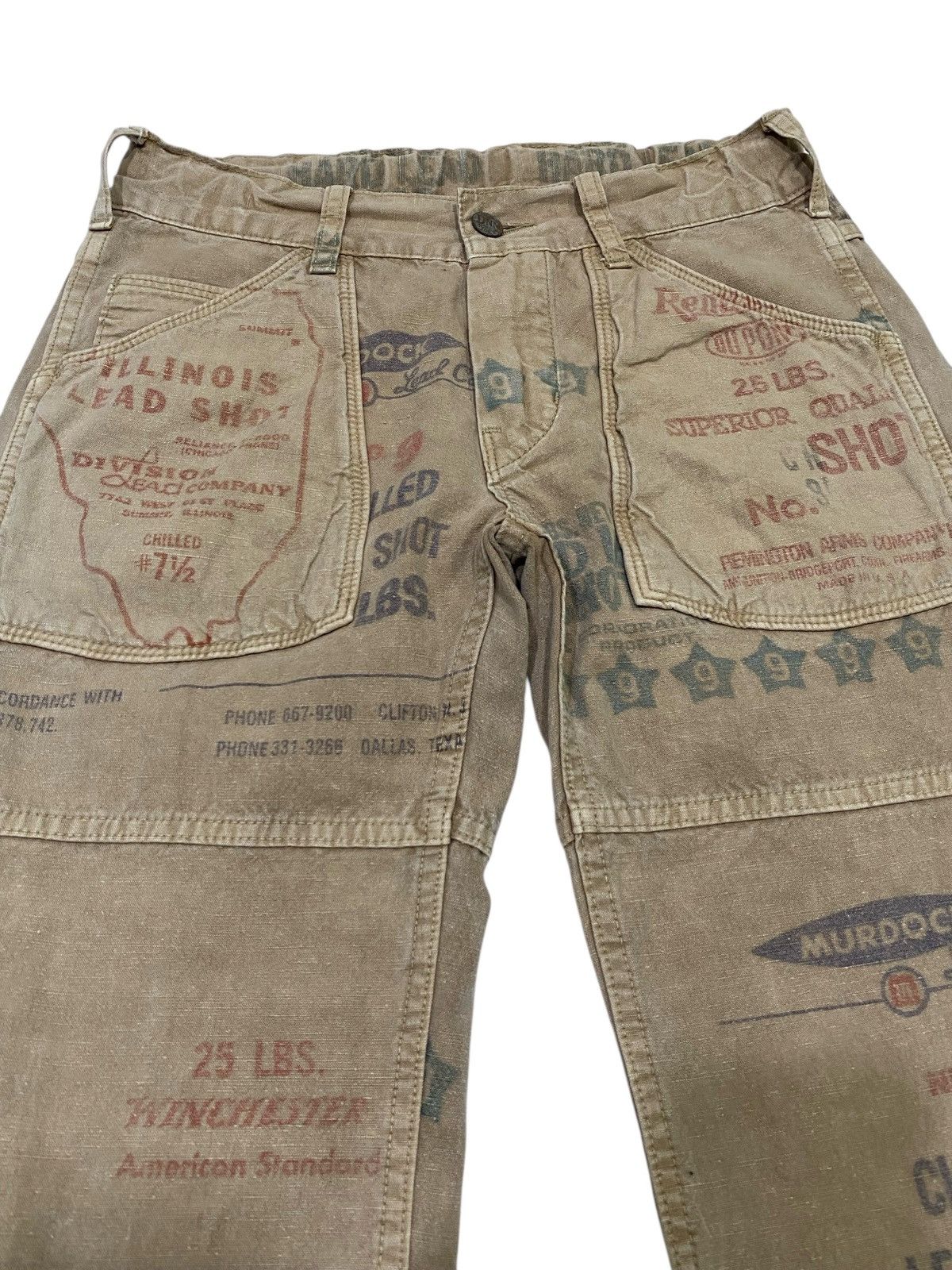 Hysteric Glamour Japanese brand denim & dungaree paint trousers / khakis pant Size US 28 / EU 44 - 5 Thumbnail