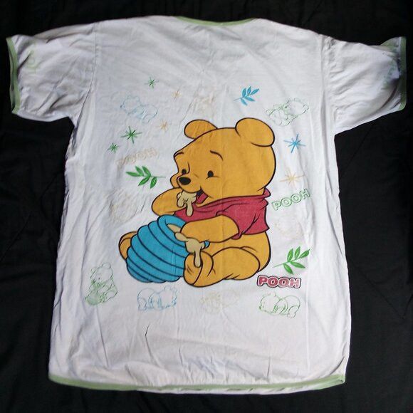 Vintage Vintage 90s Winnie The Pooh AOP Ringer T-Shirt Size US XL / EU 56 / 4 - 4 Thumbnail