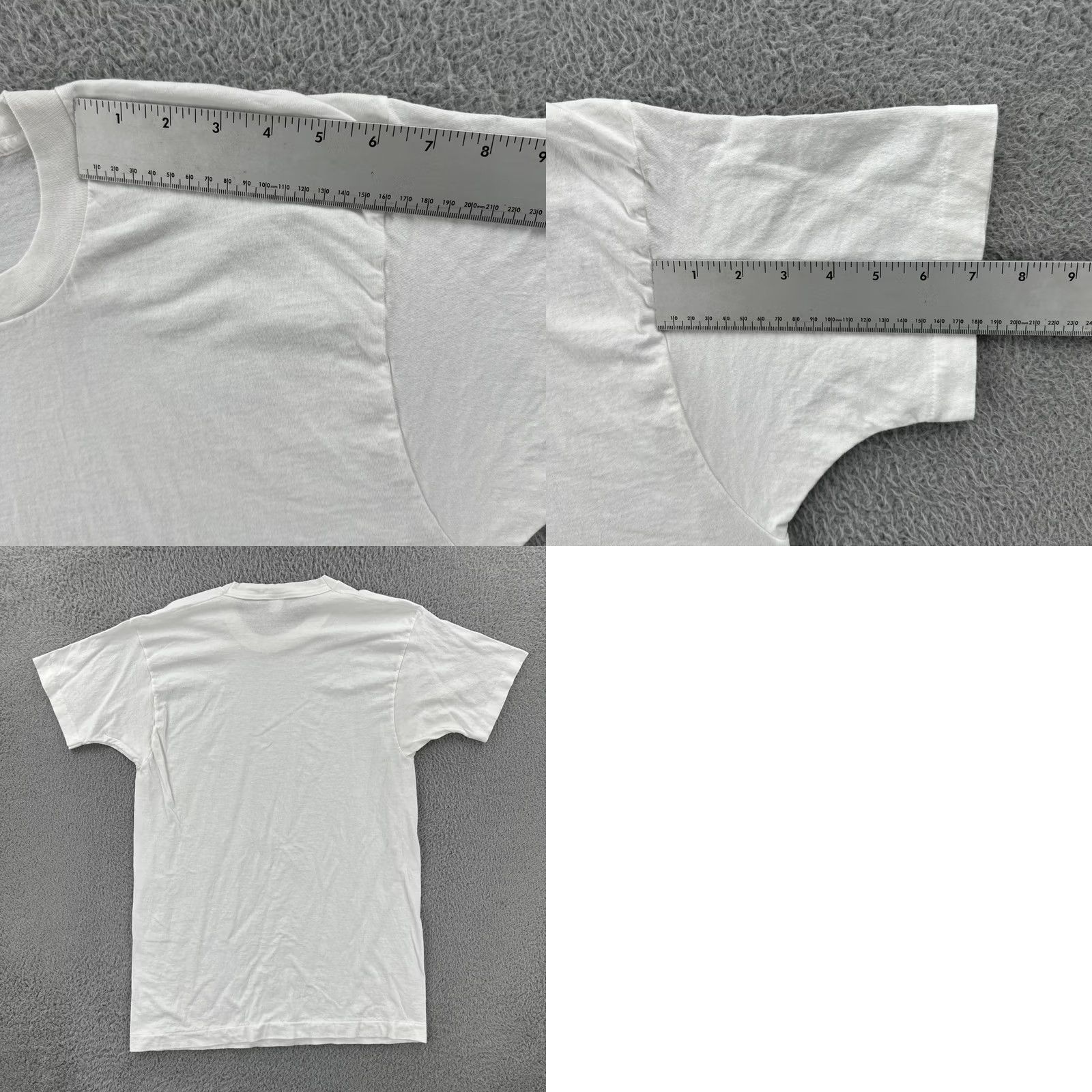 Fruit Of The Loom VINTAGE Fruit of the Loom T-Shirt Mens XL Solid White Short Sleeve USA Made EUC Size US XL / EU 56 / 4 - 9 Thumbnail