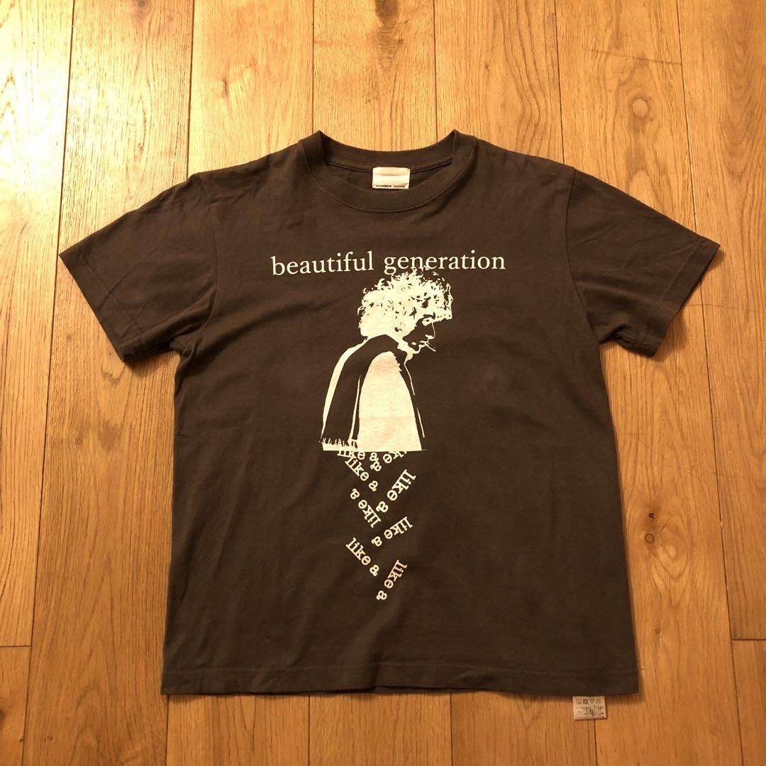 image of Number N Ine Bob Dylan "beautiful Generation" Tee in Brown, Men's (Size Small)