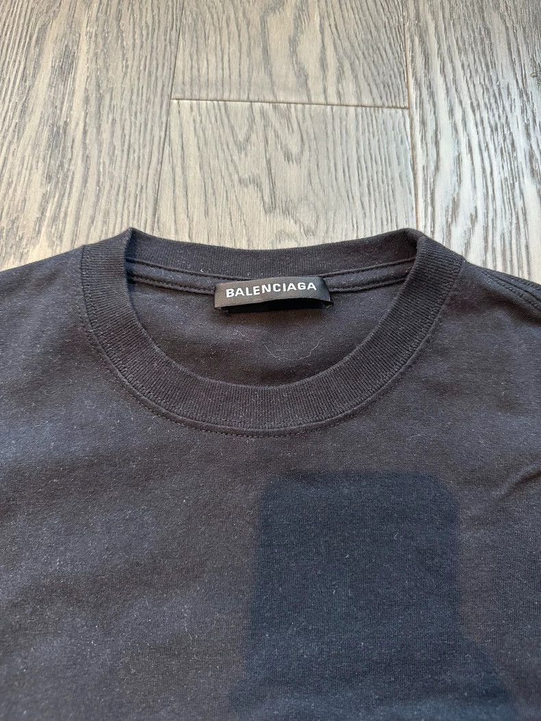 Balenciaga Balenciaga Lock扣 Short Sleeve T-Shirt Black L Size Size US L / EU 52-54 / 3 - 2 Thumbnail