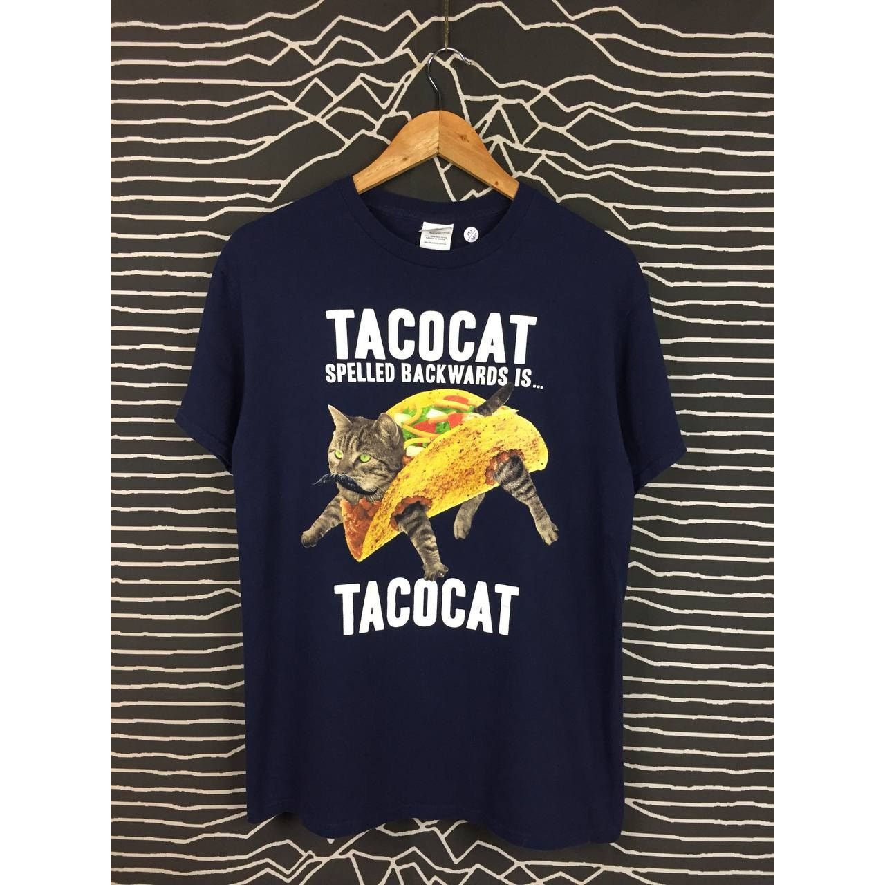 Vintage Vtg Y2K Tacocat Spelled Backwards Is Tacocat Funny Humor Tee Size US M / EU 48-50 / 2 - 1 Thumbnail
