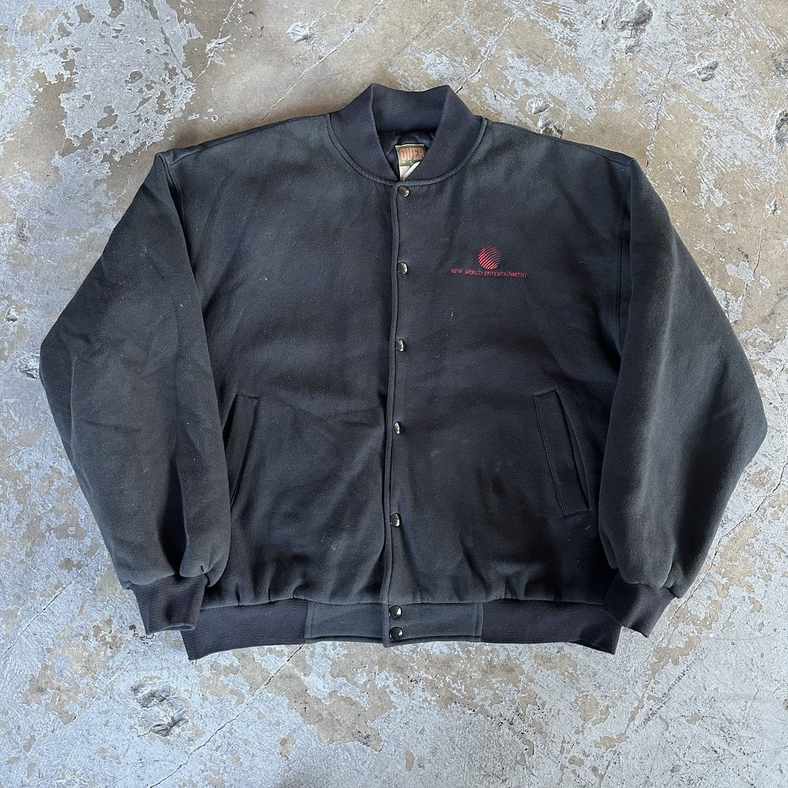 Marvel Comics × Vintage Vintage 90s Marvel Comics Spiderman Black Varsity Jacket Size US L / EU 52-54 / 3 - 2 Thumbnail