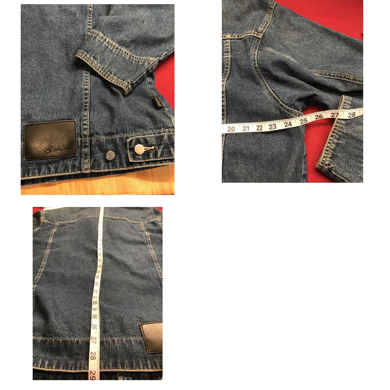 Sean John VINTAGE Sean John JEAN 90s Jacket Blue Denim Button Front Mens Large Puff Daddy P Diddy Jacket Jeans Coat Denim Collection Size US 33 - 8 Thumbnail
