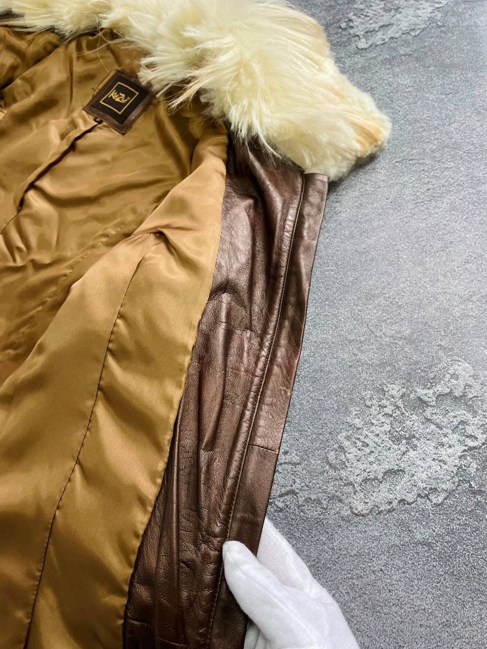 Japanese Brand Vintage KUZU Paris Avant Garde Women's Fur Coat Jacket Size M / US 6-8 / IT 42-44 - 5 Thumbnail