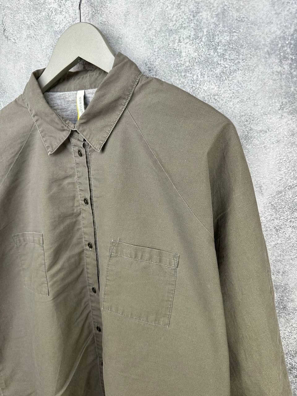 Designer Celtic & Co Oversized Utility Tunic Shirt High-Low Hem LS Size M / US 6-8 / IT 42-44 - 5 Thumbnail