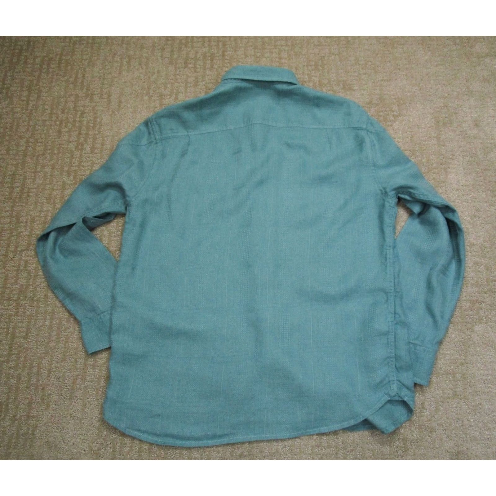 Tommy Bahama Tommy Bahama Shirt Men Large Green Linen Long Sleeve Button Down Casual Beach Size US L / EU 52-54 / 3 - 3 Thumbnail