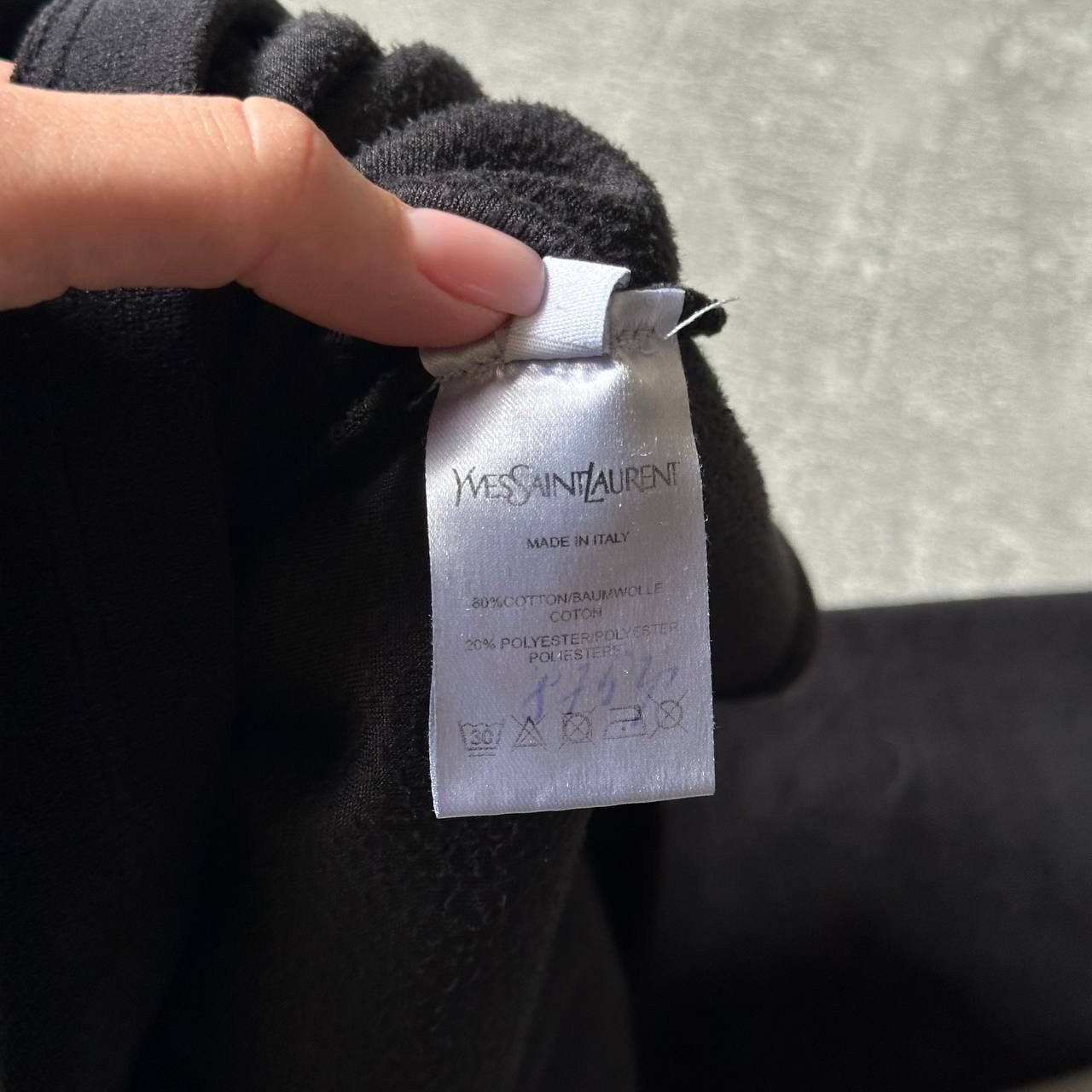 Vintage YVES SAINT LAURENT YSL SWEATSHIRT FLEECE SWEATER old money Size XS / US 0-2 / IT 36-38 - 7 Thumbnail