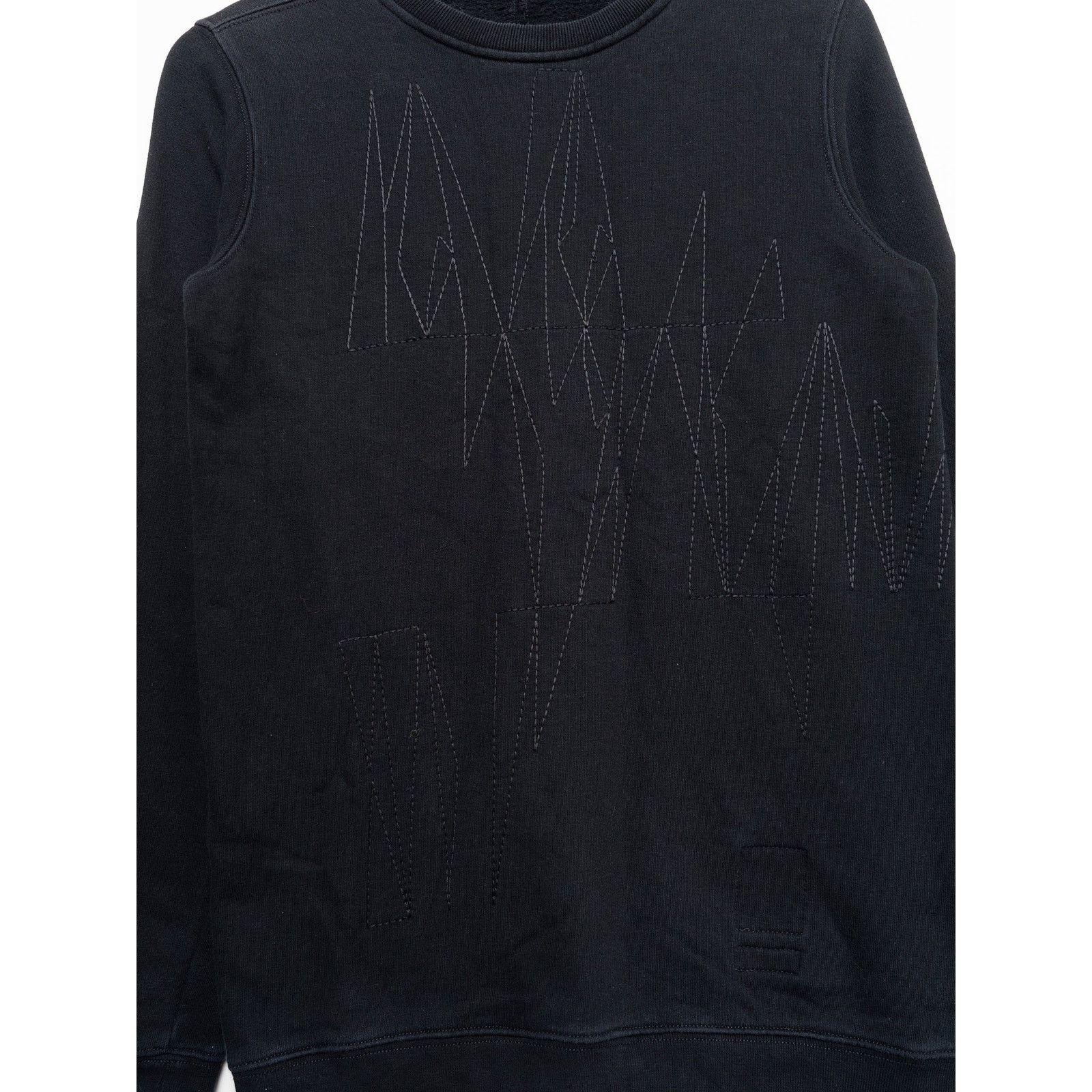 Rick Owens Scribble Embroidered Crewneck Size US XS / EU 42 / 0 - 2 Thumbnail