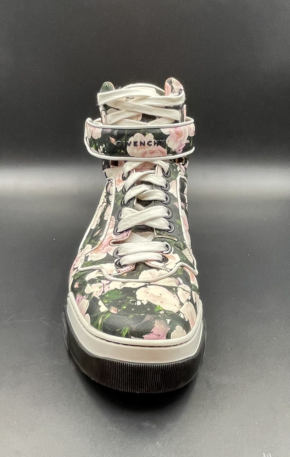 Givenchy Givenchy Tyson Floral High Top Sneaker Size US 12 / EU 45 - 9 Thumbnail