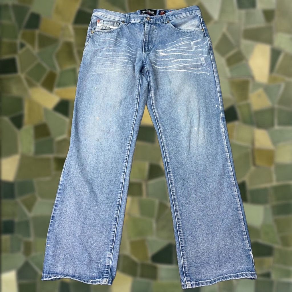 Ecko Unltd. VINTAGE Ecko Unltd Jeans Mens Size 34 X 32 Distressed Faded Grunge Skate 90s Mens Jeans Size US 36 / EU 52 - 1 Thumbnail