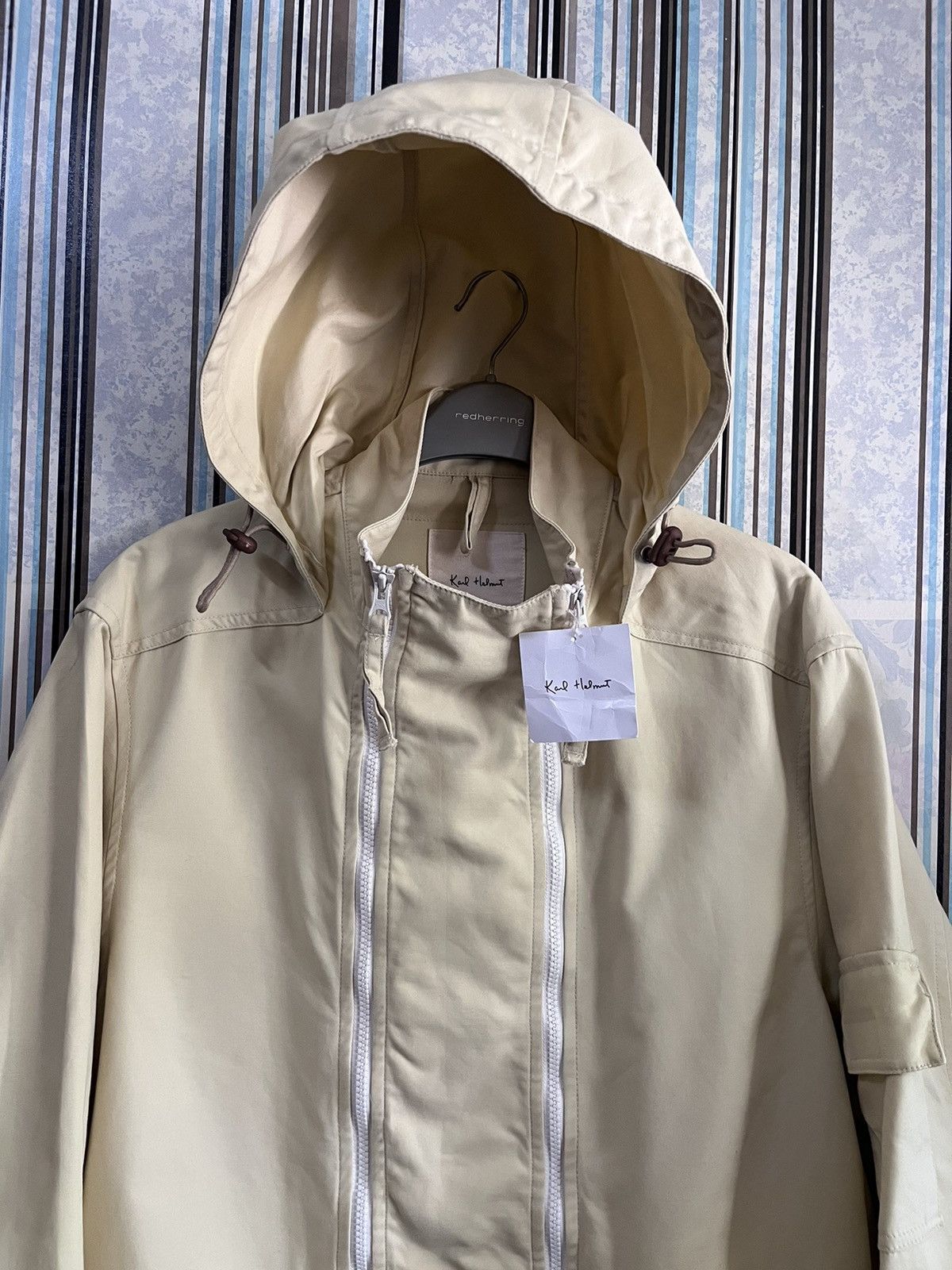 Karl Helmut Drawstring double zip utility apparel nwt #F3 Size US M / EU 48-50 / 2 - 2 Thumbnail