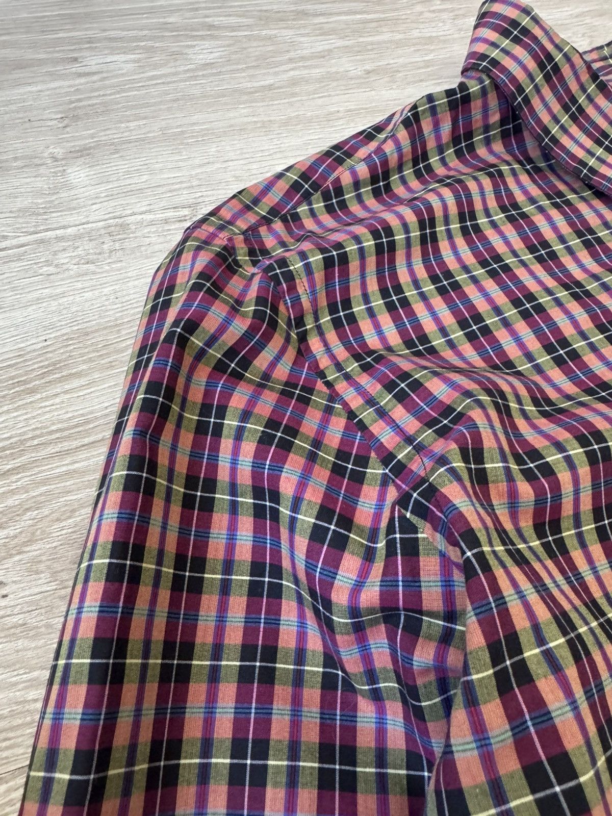 Prada Prada Check Button Up Shirt Size US XXL / EU 58 / 5 - 3 Thumbnail