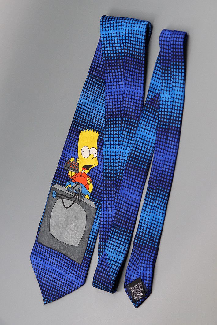 Other Vintage 2000 Bart Simpson Silk Tie – The Simpsons Size ONE SIZE - 6 Thumbnail