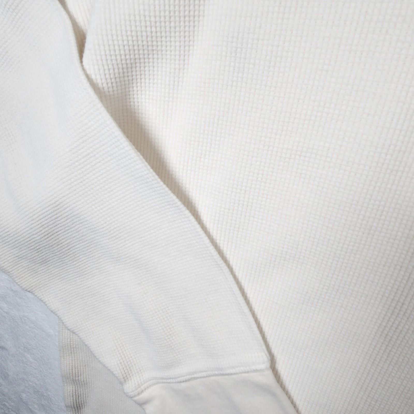 L.L. Bean Ll Bean White Waffle Knit Long Sleeve Shirt Size XXL Size US XXL / EU 58 / 5 - 2 Thumbnail