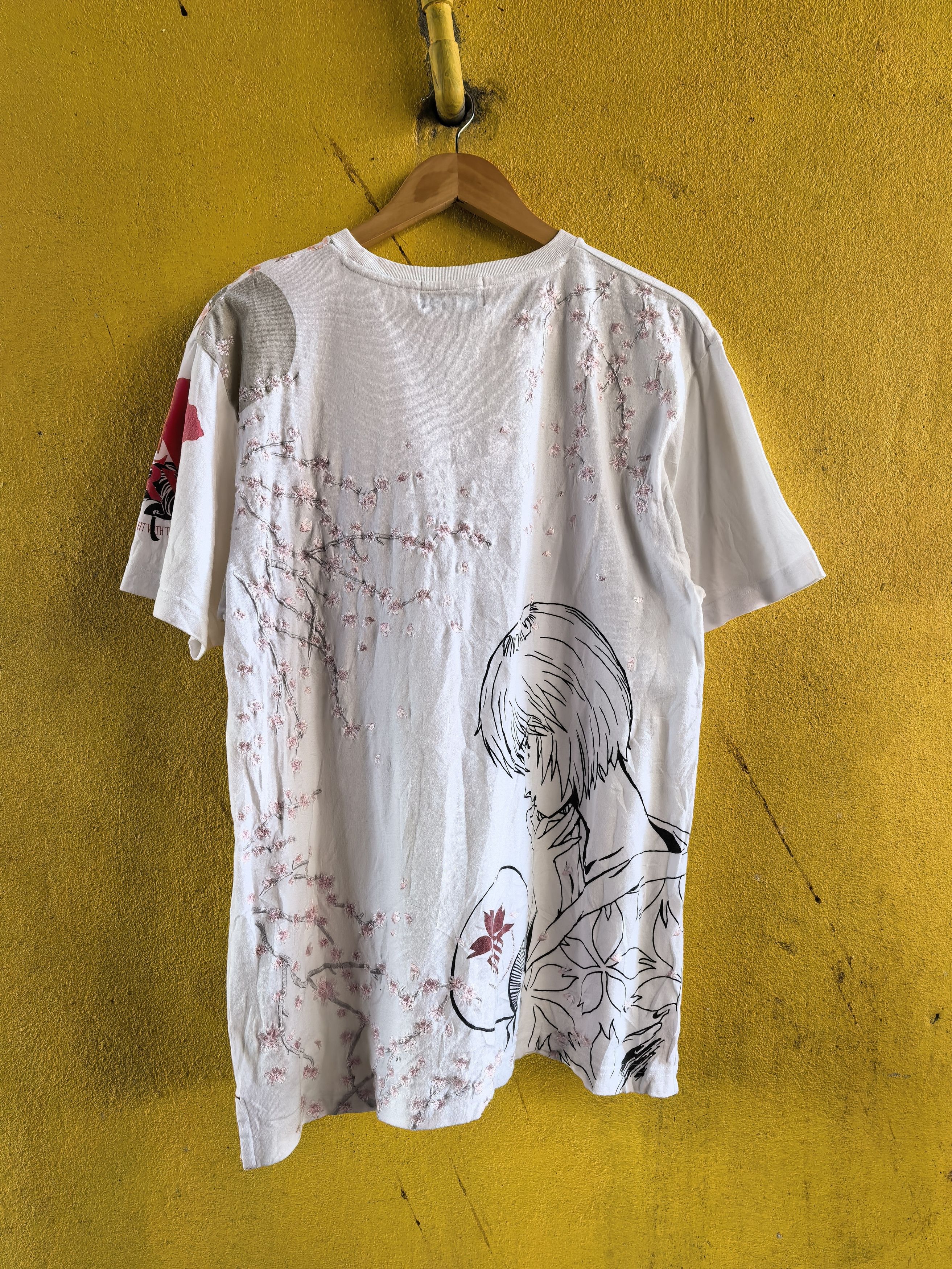 Anime Evagilion Anime Embroidered T-shirt Size US M / EU 48-50 / 2 - 1 Thumbnail