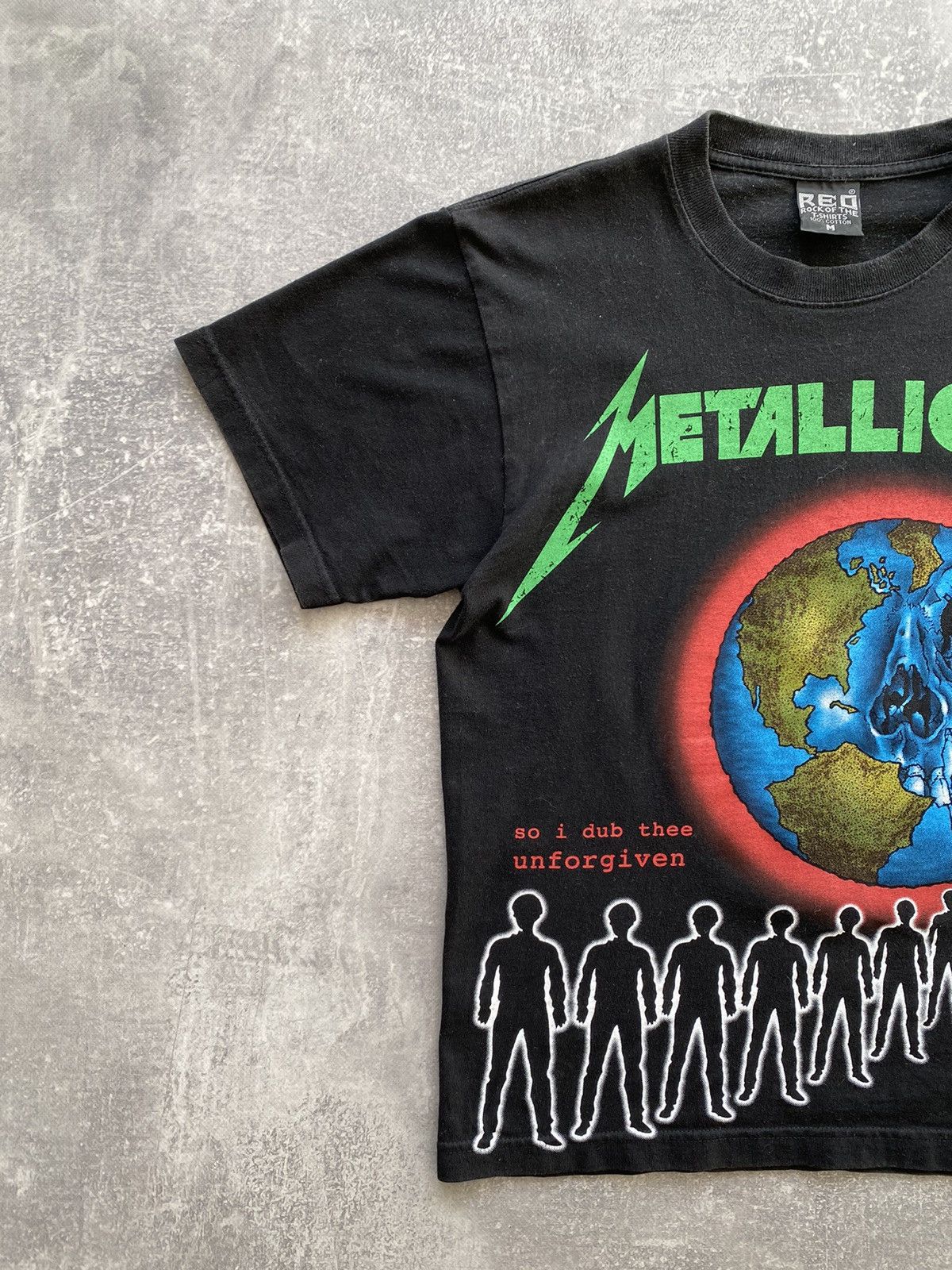 Band Tees × Metallica × Vintage Vintage 1992 Metallica The Unforgiven Tour T Shirt Size US M / EU 48-50 / 2 - 2 Thumbnail
