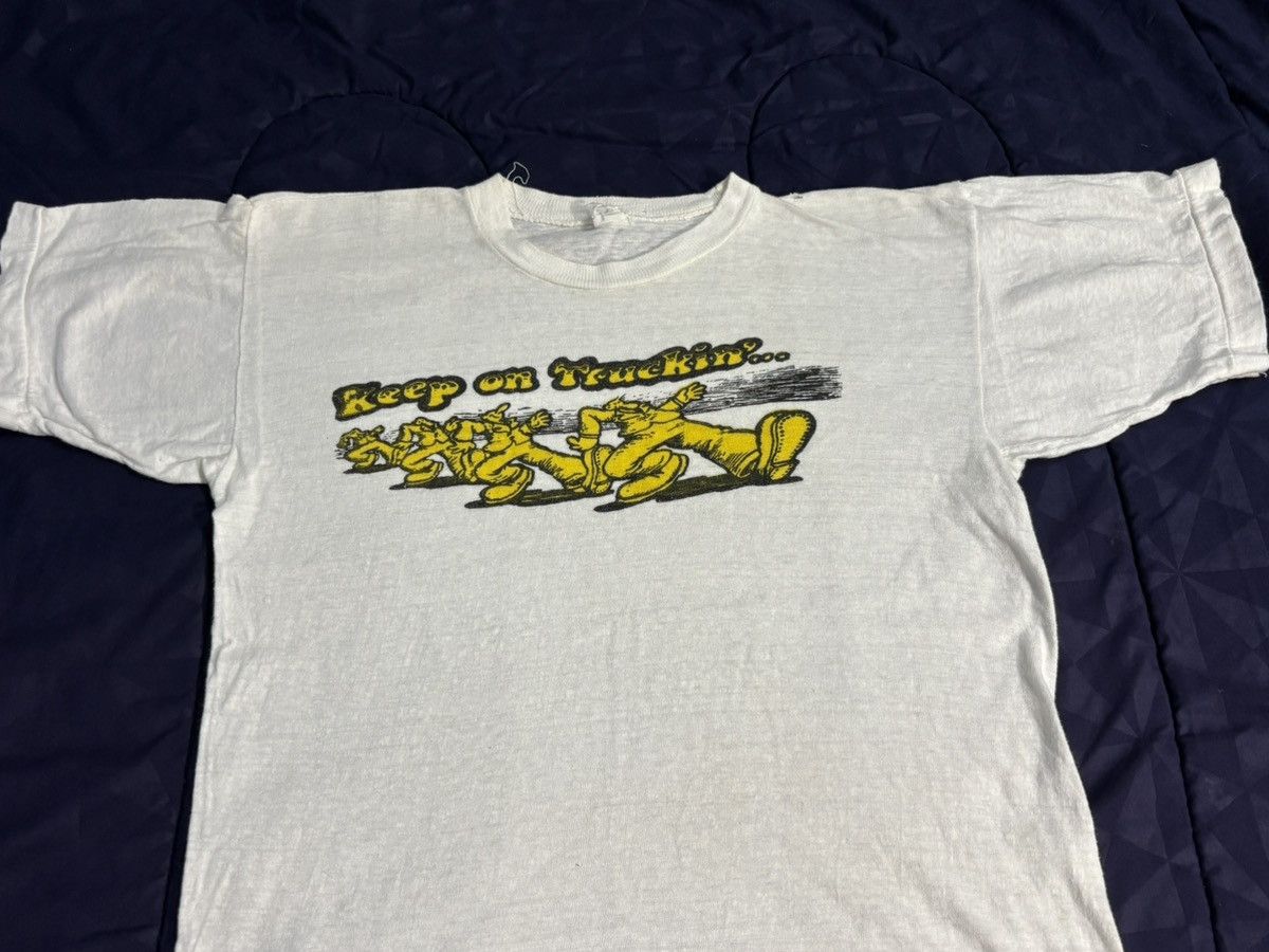 Vintage Vintage 60s 70s Keep on Truckin Size US S / EU 44-46 / 1 - 1 Thumbnail