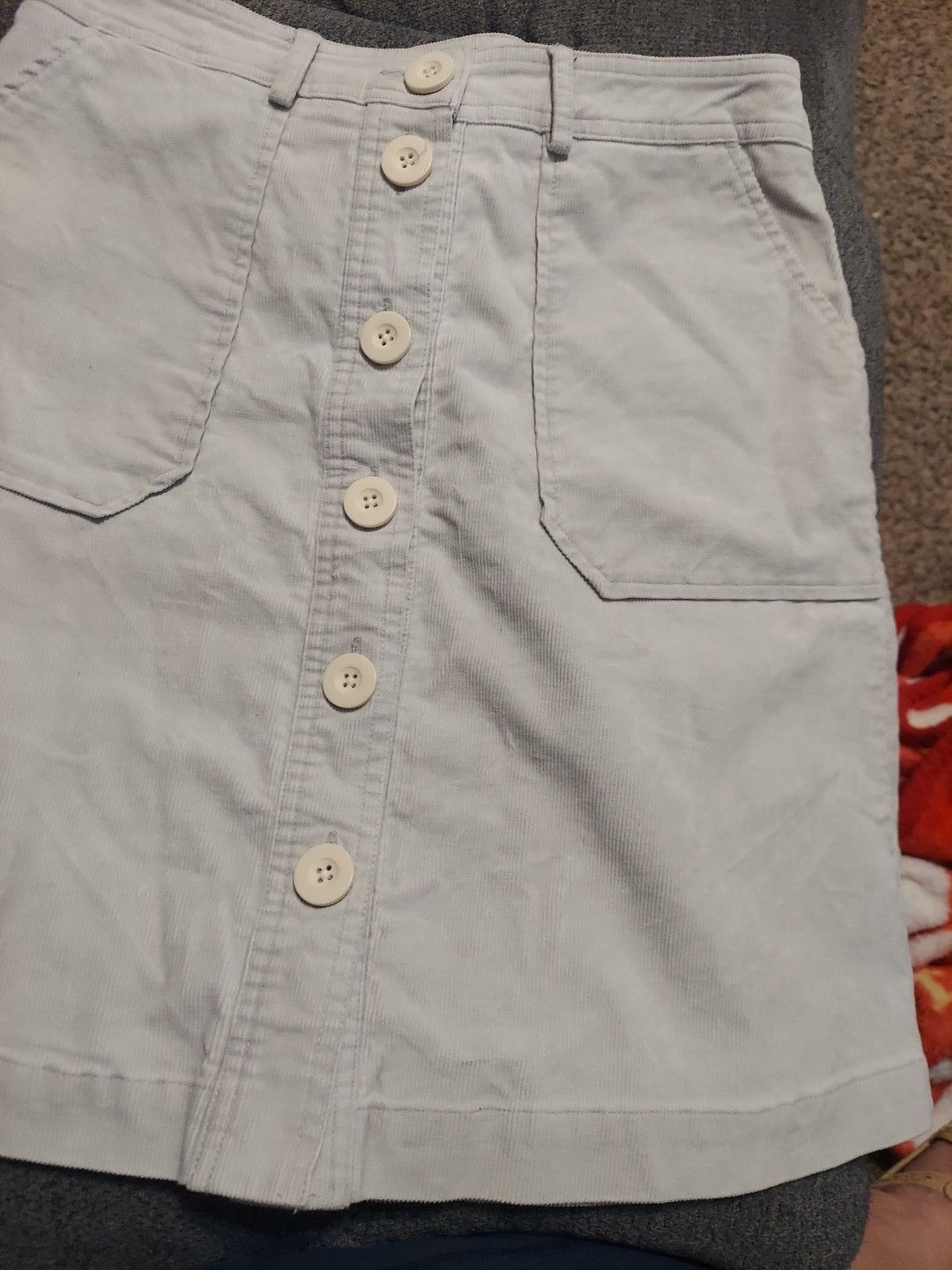 Boden Boden Skirt Women 6 R Blue Burston Corduroy Mid Length Patc Size 28" / US 6 / IT 42 - 3 Thumbnail