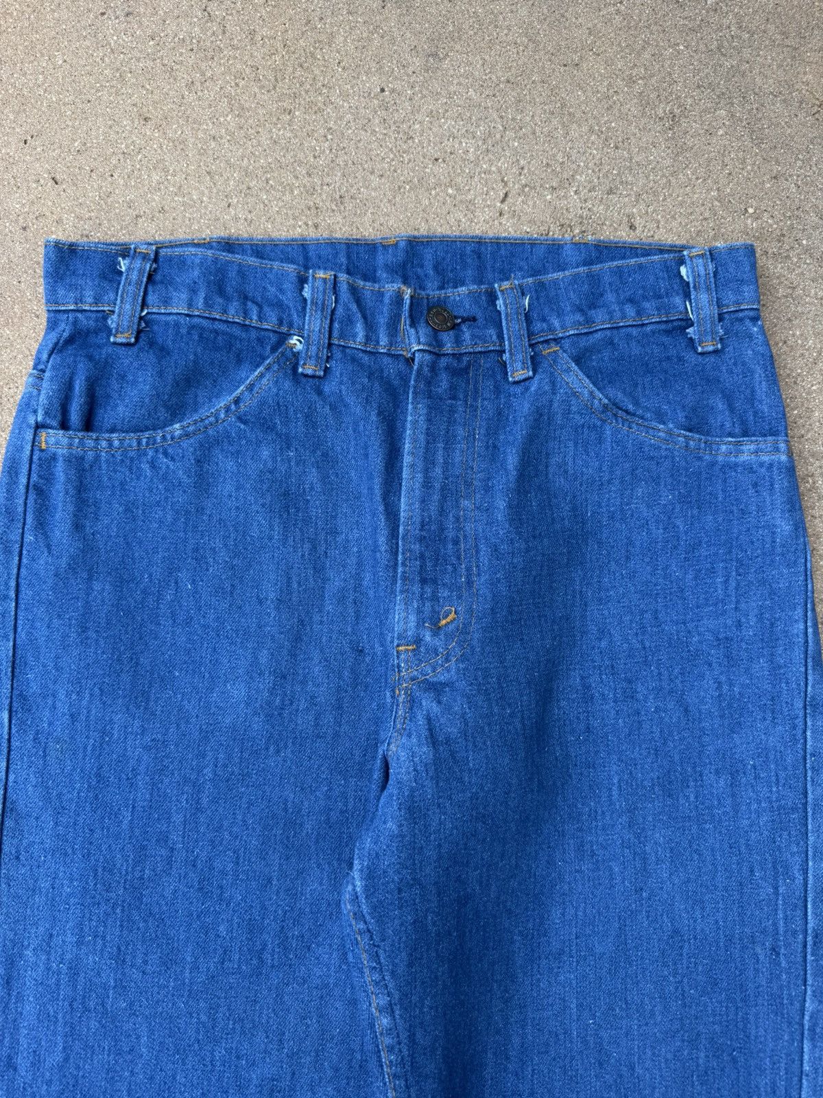 Levi's × Vintage Vtg 70’s Levi’s 646 Orange Tab Bellbottom Flare Jeans 33x29 Size US 33 - 4 Thumbnail